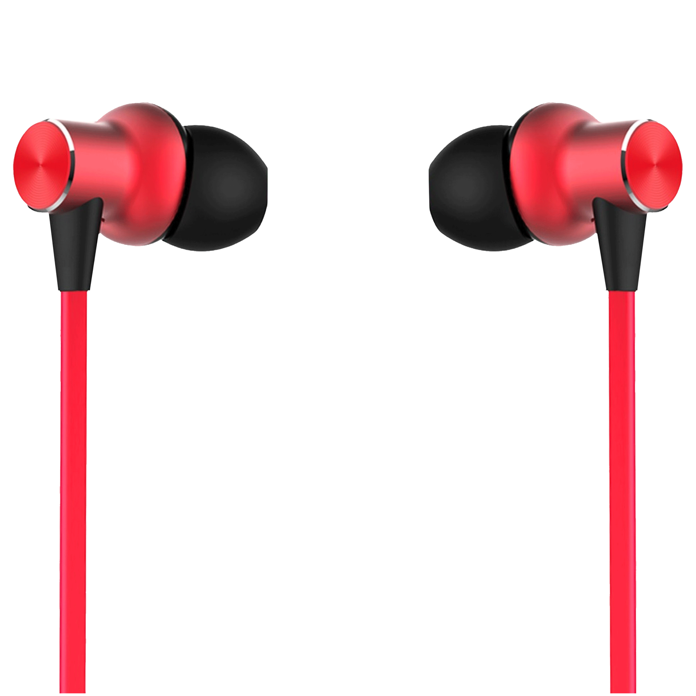 pTron Avento Classic 140317897 Neckband with Passive Noise Cancellation (Sweat & Water Resistant, 3.5 Hours Playtime, Black/Red)_3