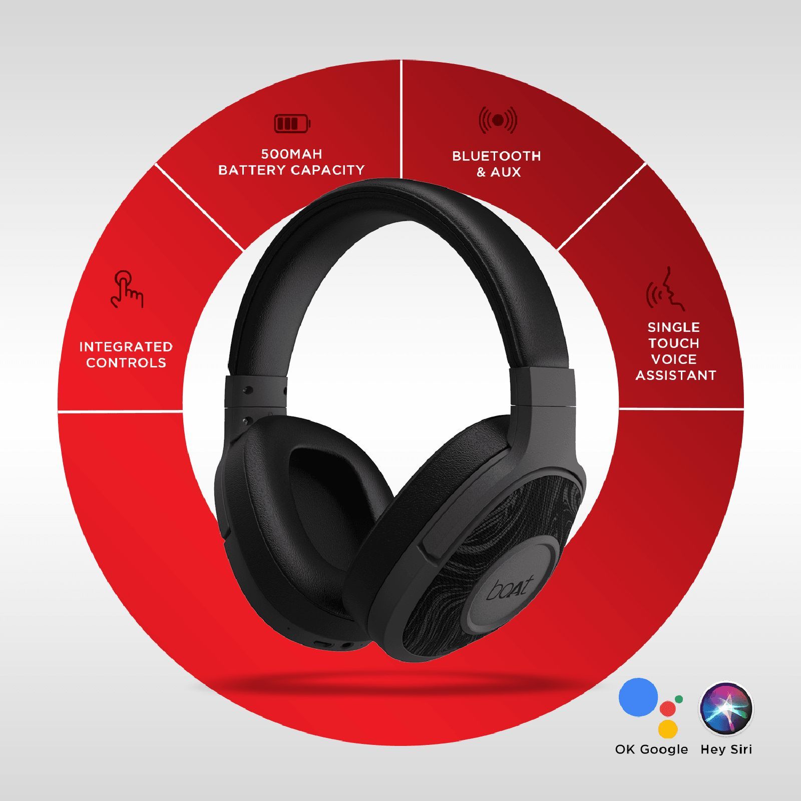 boAt Rockerz 558 Bluetooth Headset with Mic (Physical Noise Isolation, Over Ear, Black)_7