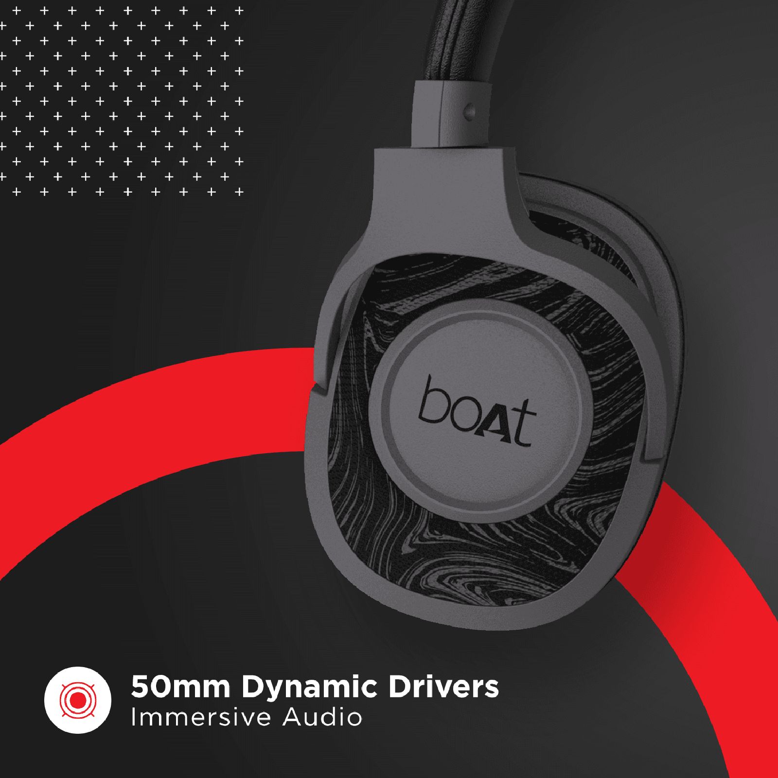 boAt Rockerz 558 Bluetooth Headset with Mic (Physical Noise Isolation, Over Ear, Black)_5