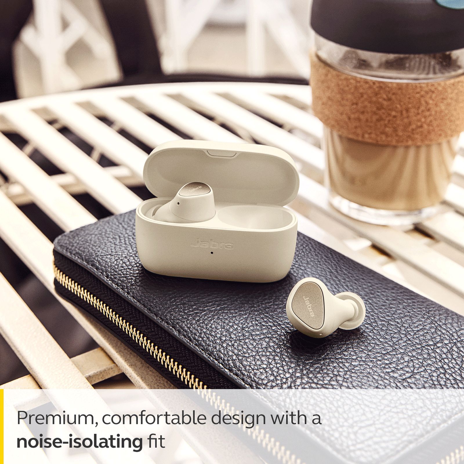 Jabra Elite 3 TWS Earbuds with Noise Isolation (IP55 Water & Dust Resistant, 28 Hours Playback, Gold Beige)_8