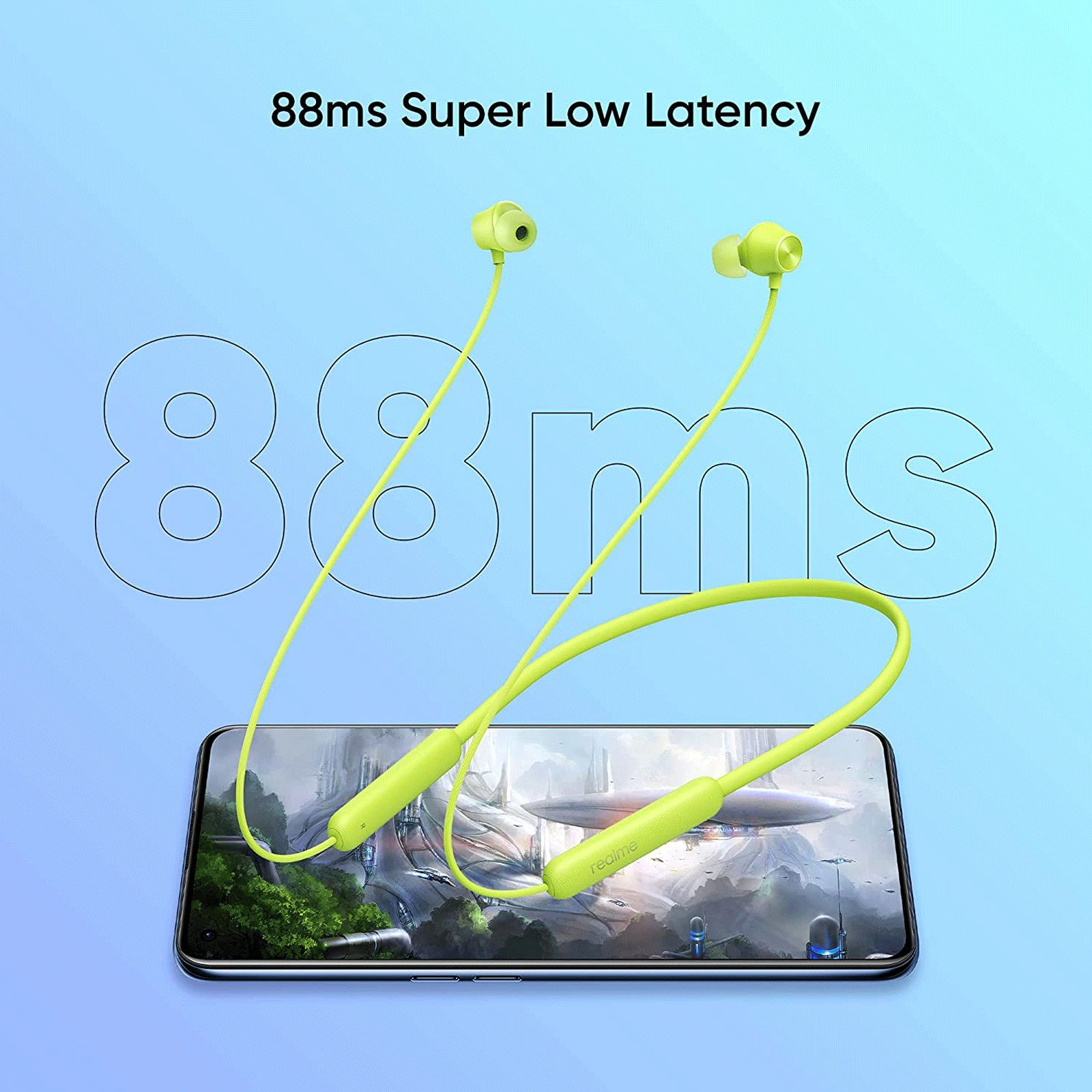 realme Buds Wireless 2 Neo RMA2011 In-Ear Wireless Earphone With Mic (Bluetooth 5.0, Bass Booster Driver, Green)_3