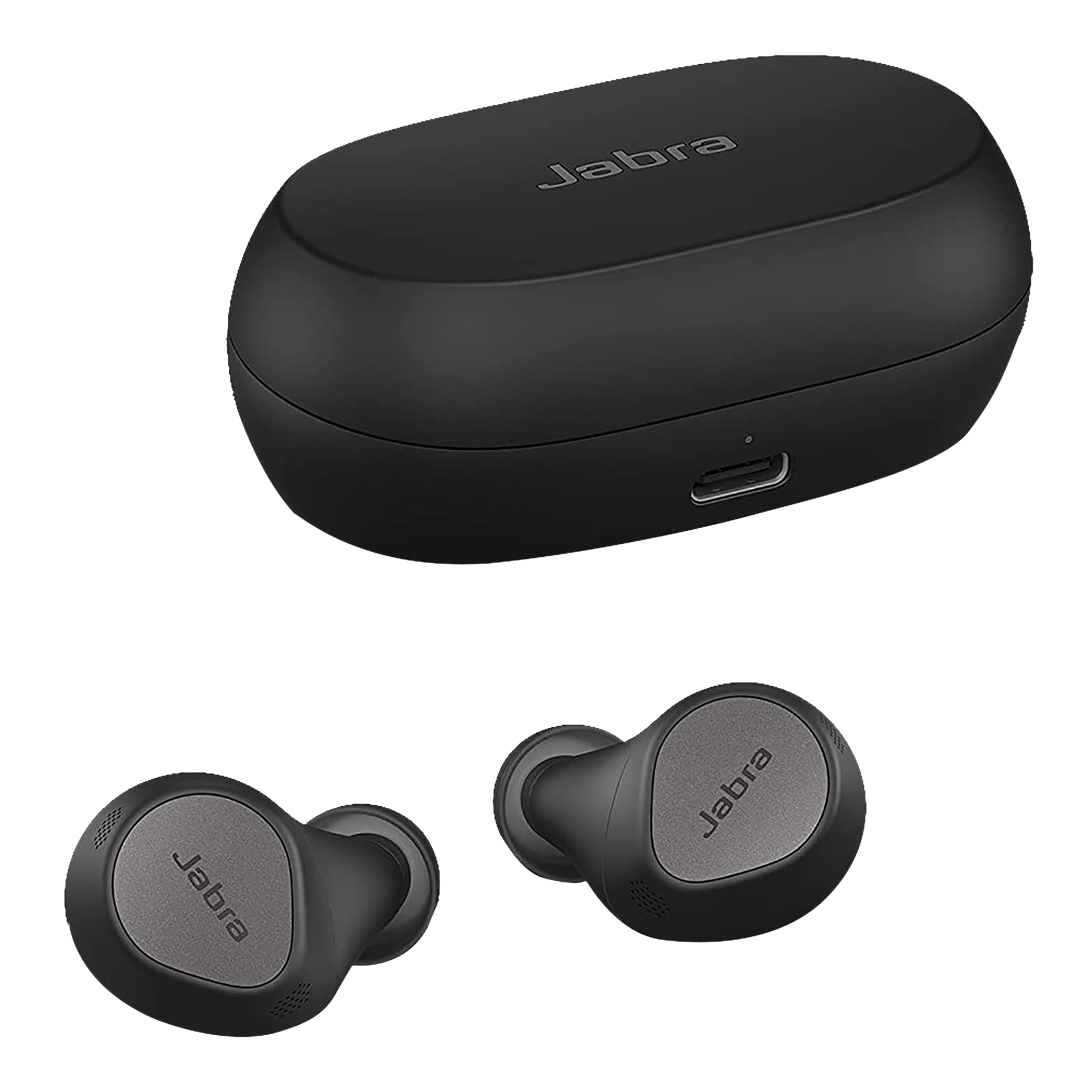 Jabra Elite 7 Pro 100-99172001-40 TWS Earbuds with Active Noise Cancellation (IP57 Water Resistant, 30 Hours Playback, Titanium Black)_1