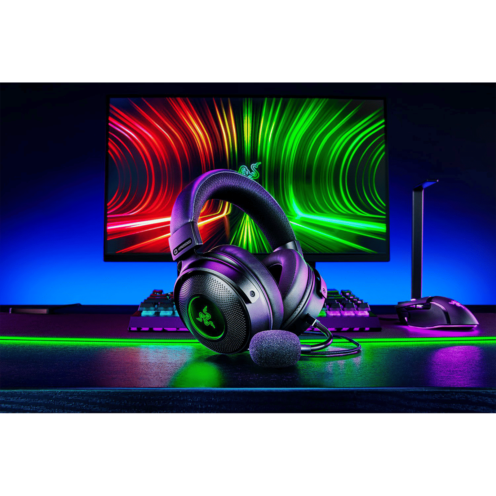 RAZER Kraken V3 HyperSense RZ04-03770100-R3M1 USB Gaming Headset Noise Cancellation (7.1 Surround Sound, Over Ear, Black)_10