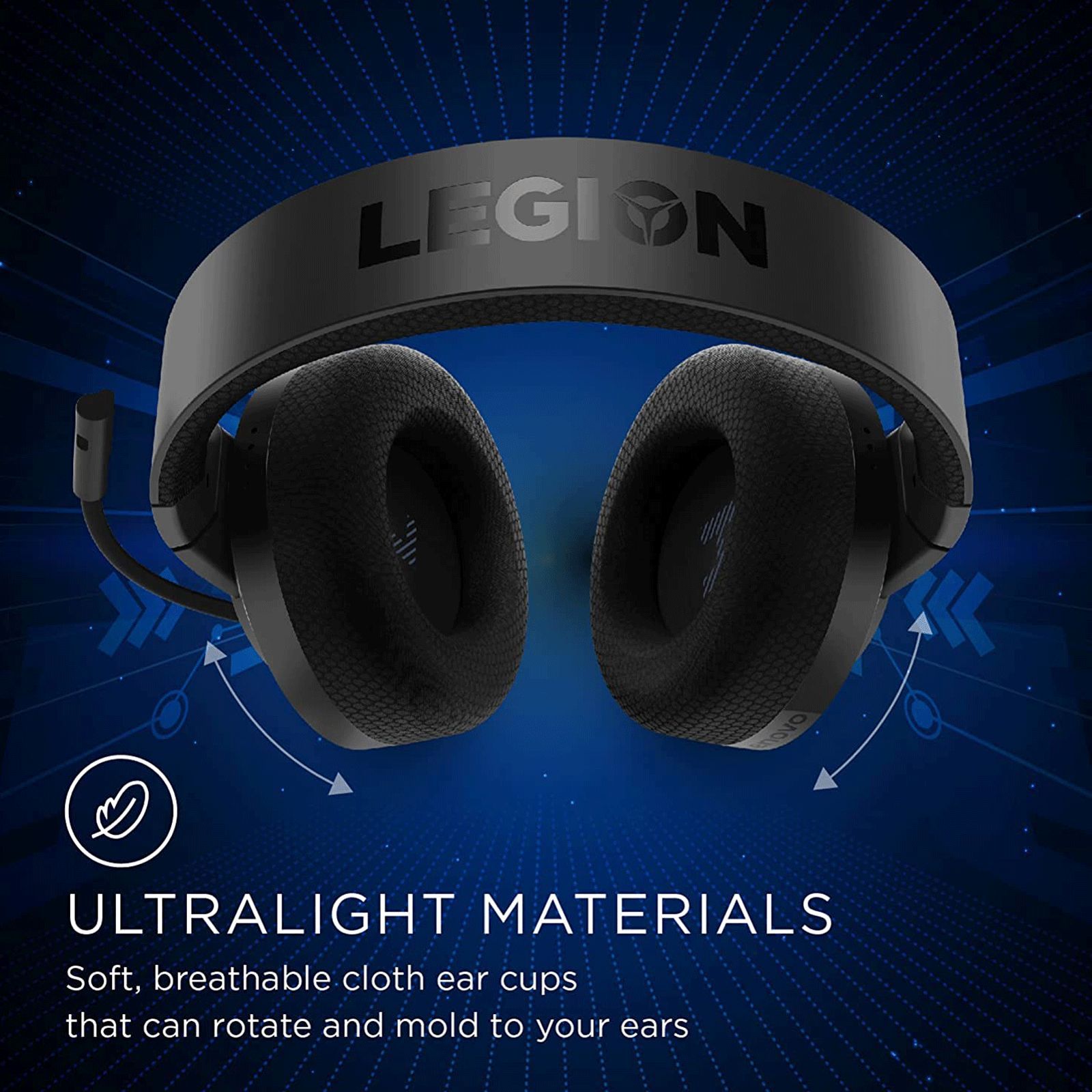 Lenovo Legion H200 GXD1B87065 Wired Gaming Headset with Passive Noise Isolation (Volume Control, Over Ear, Black)_7