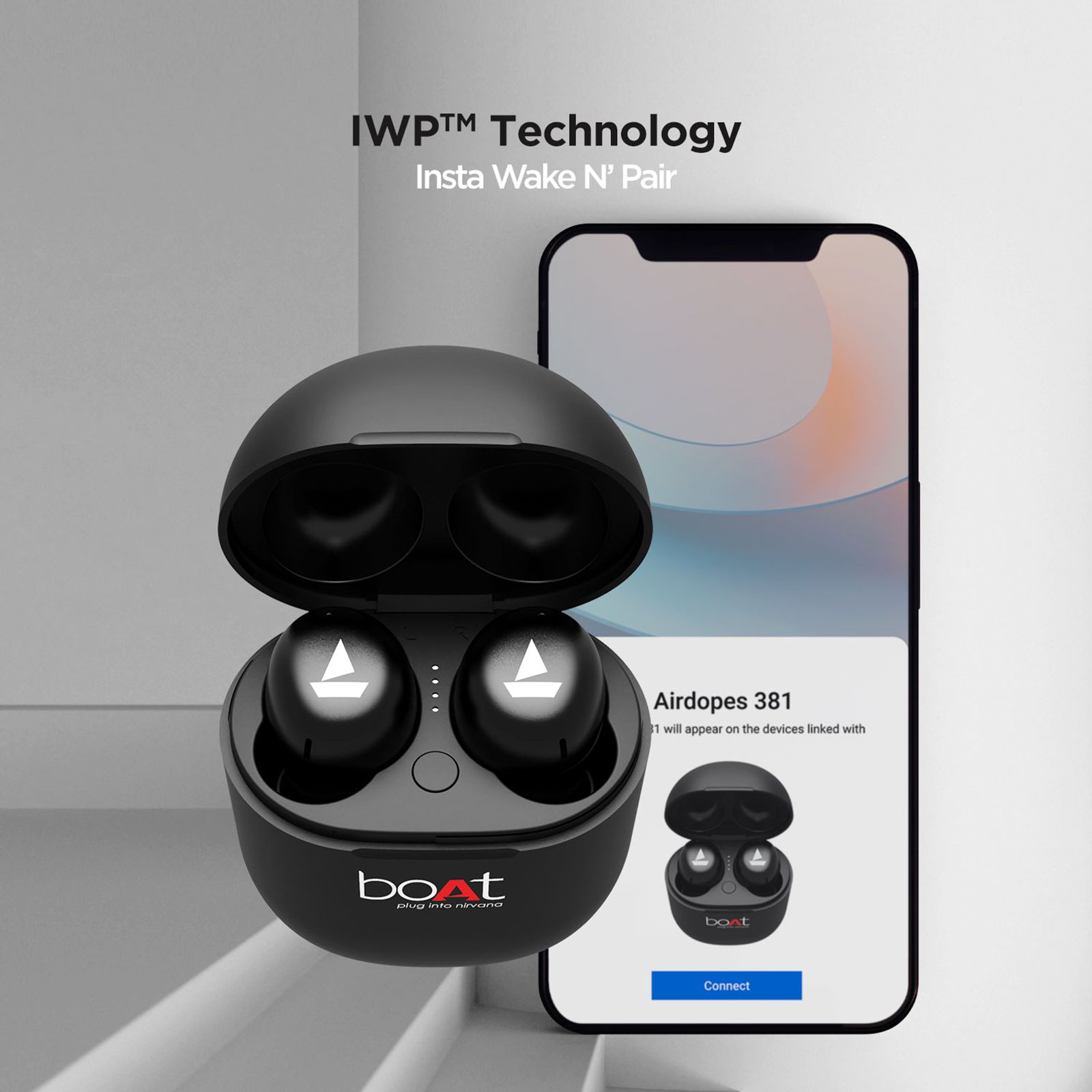 boAt Airdopes 381 TWS Earbuds (IPX5 Water Resistant, 20 Hours Playback, Black)_4