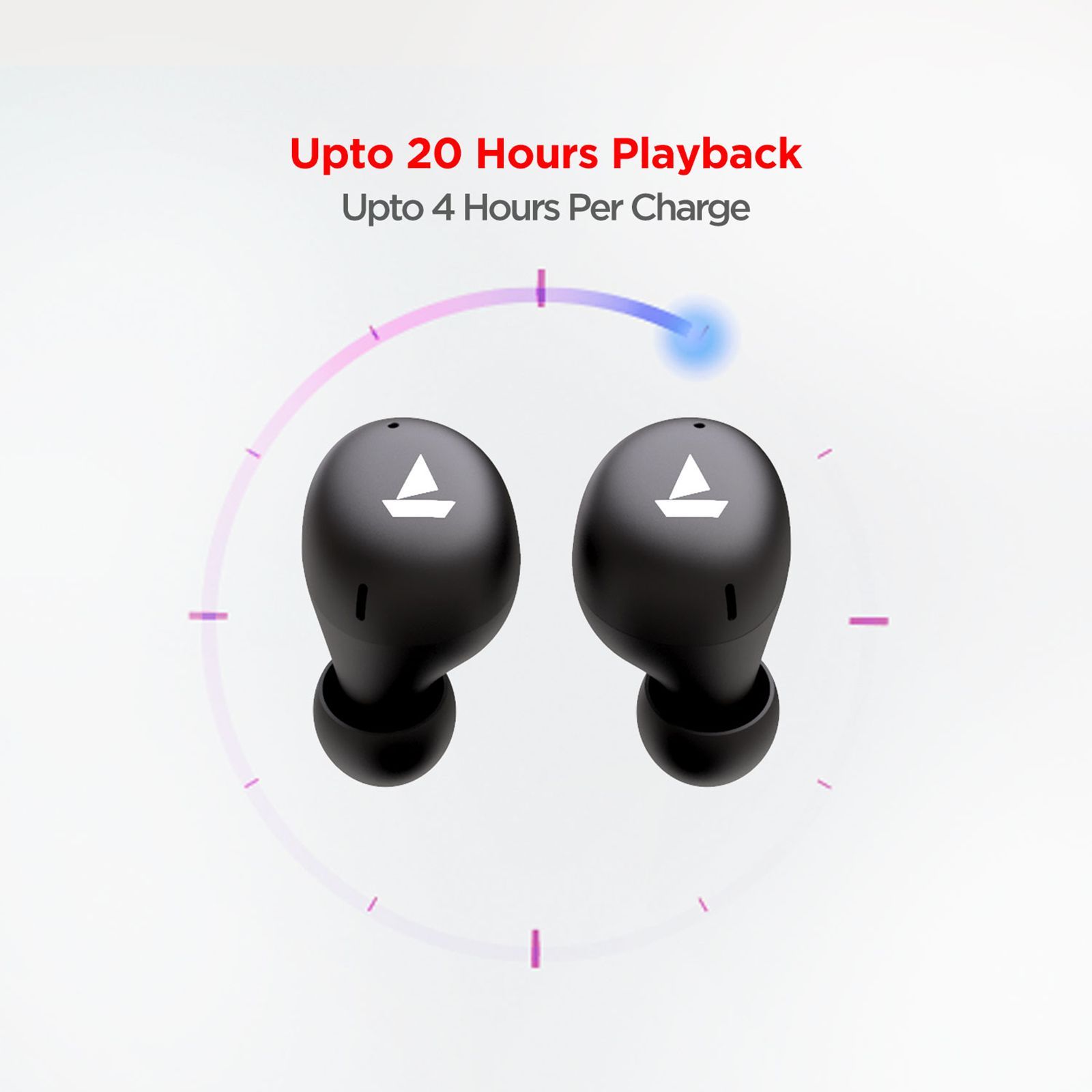 boAt Airdopes 381 TWS Earbuds (IPX5 Water Resistant, 20 Hours Playback, Black)_2