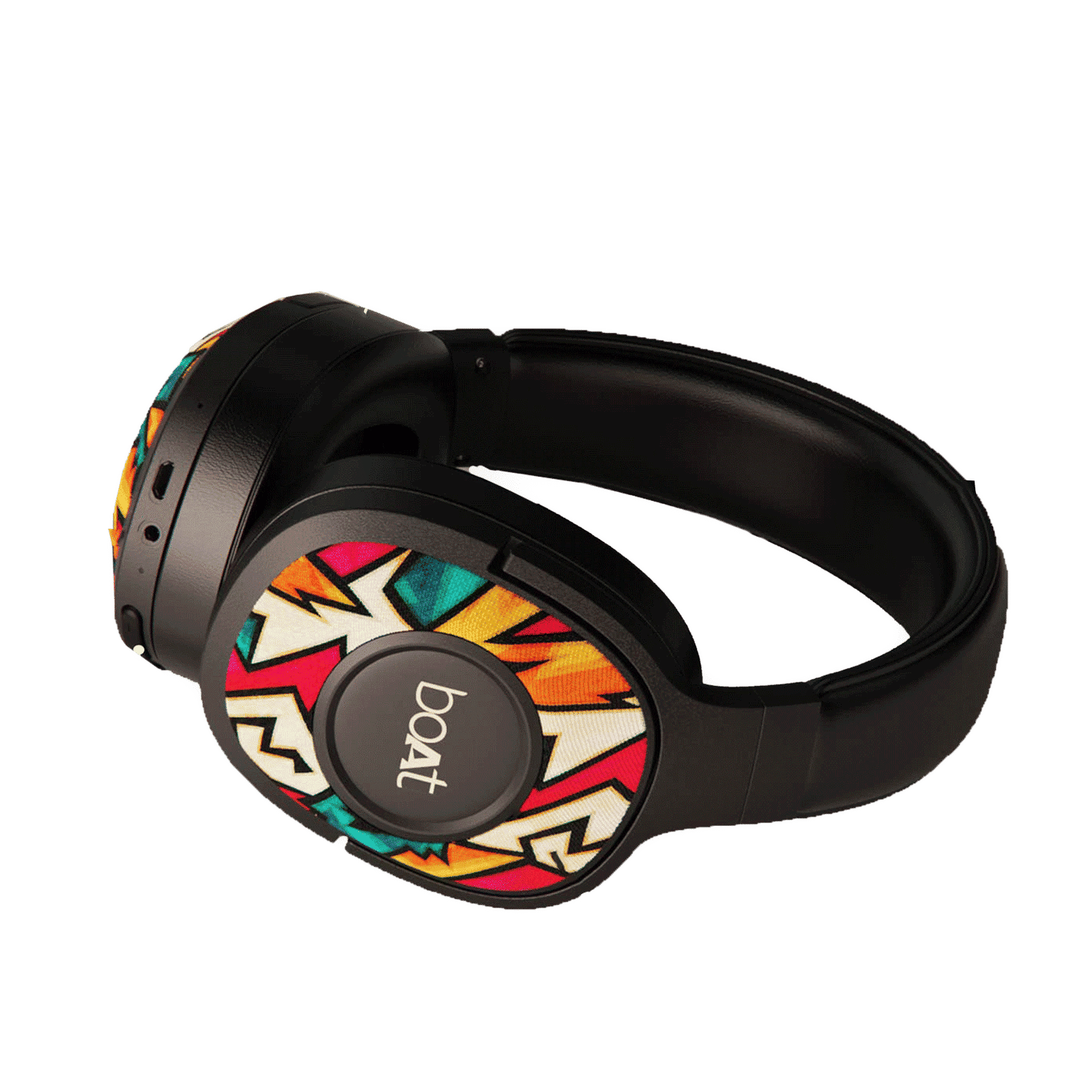 boAt Rockerz 550 Bluetooth Headphone without Mic (Dual Connectivity, Over Ear, Black)_4