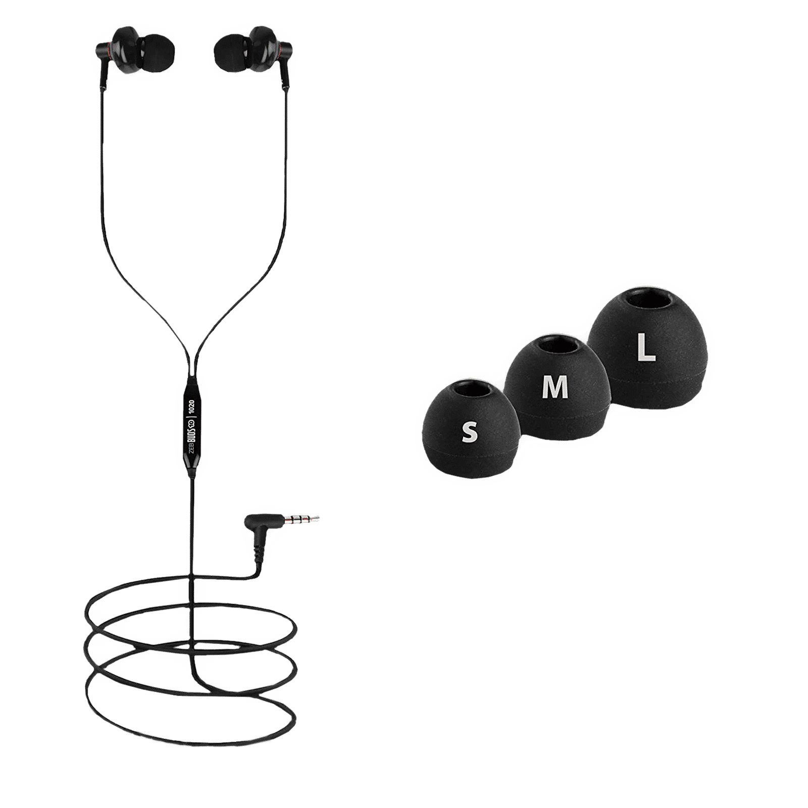 ZEBRONICS Buds 10 Wired Earphone with Mic (In Ear, Black) ZEBRONICS Buds 10 Wired Earphone with Mic (In Ear, Black)_6