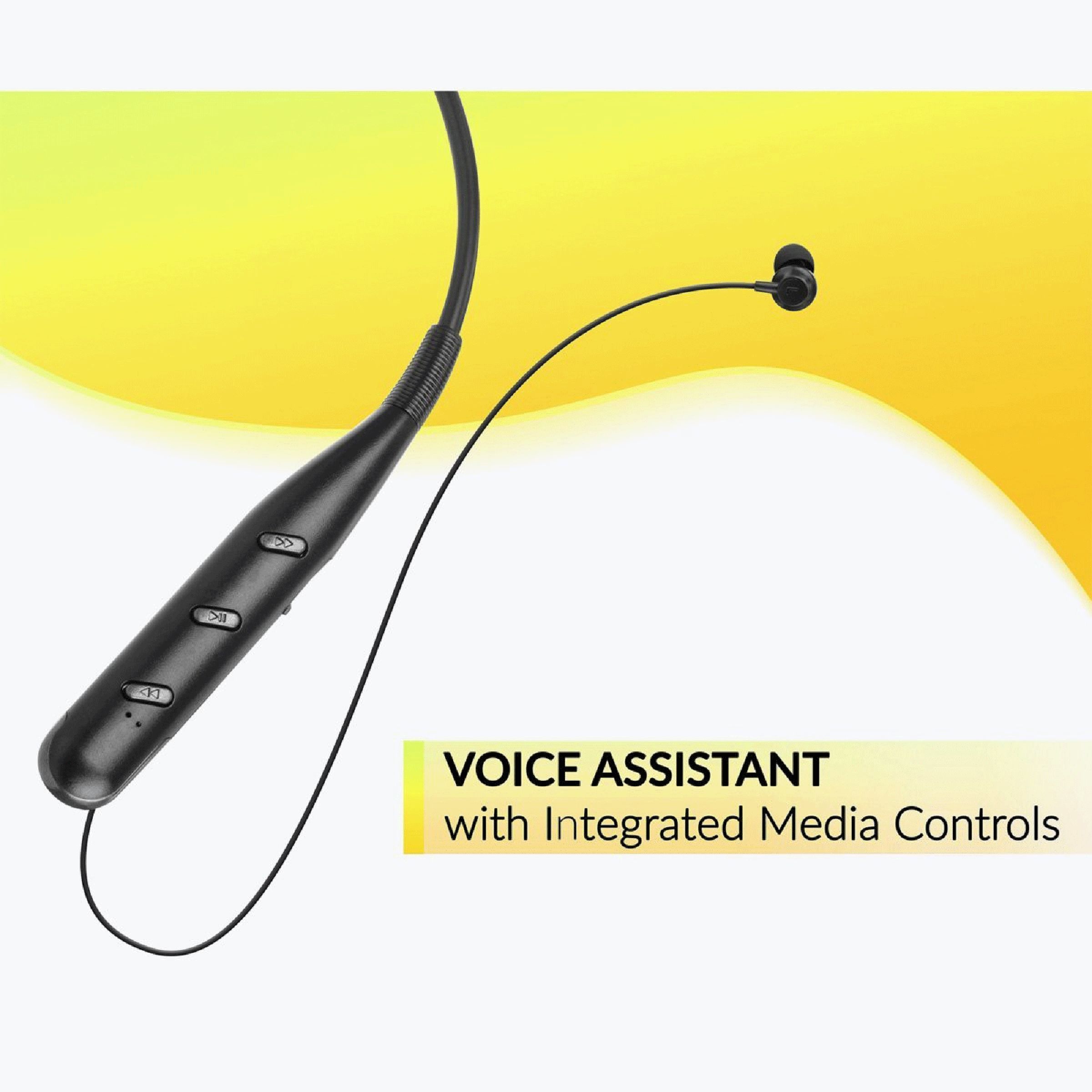 ZEBRONICS Gravity Neckband (Splashproof, 13 Hours Playback, Black)_4