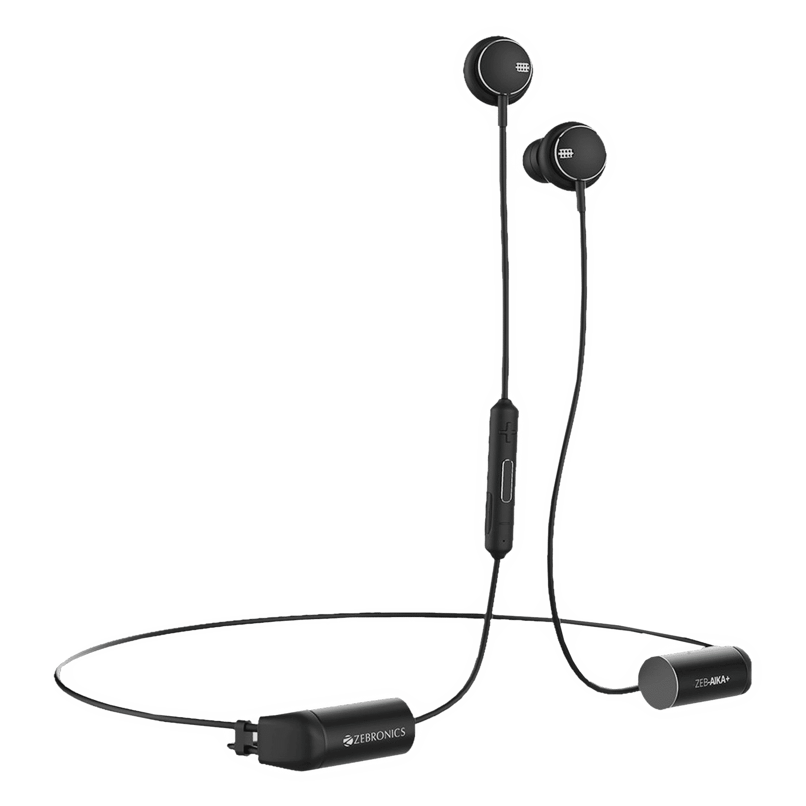 ZEBRONICS AIKA+ Neckband (13 Hours Playtime, Black)_1