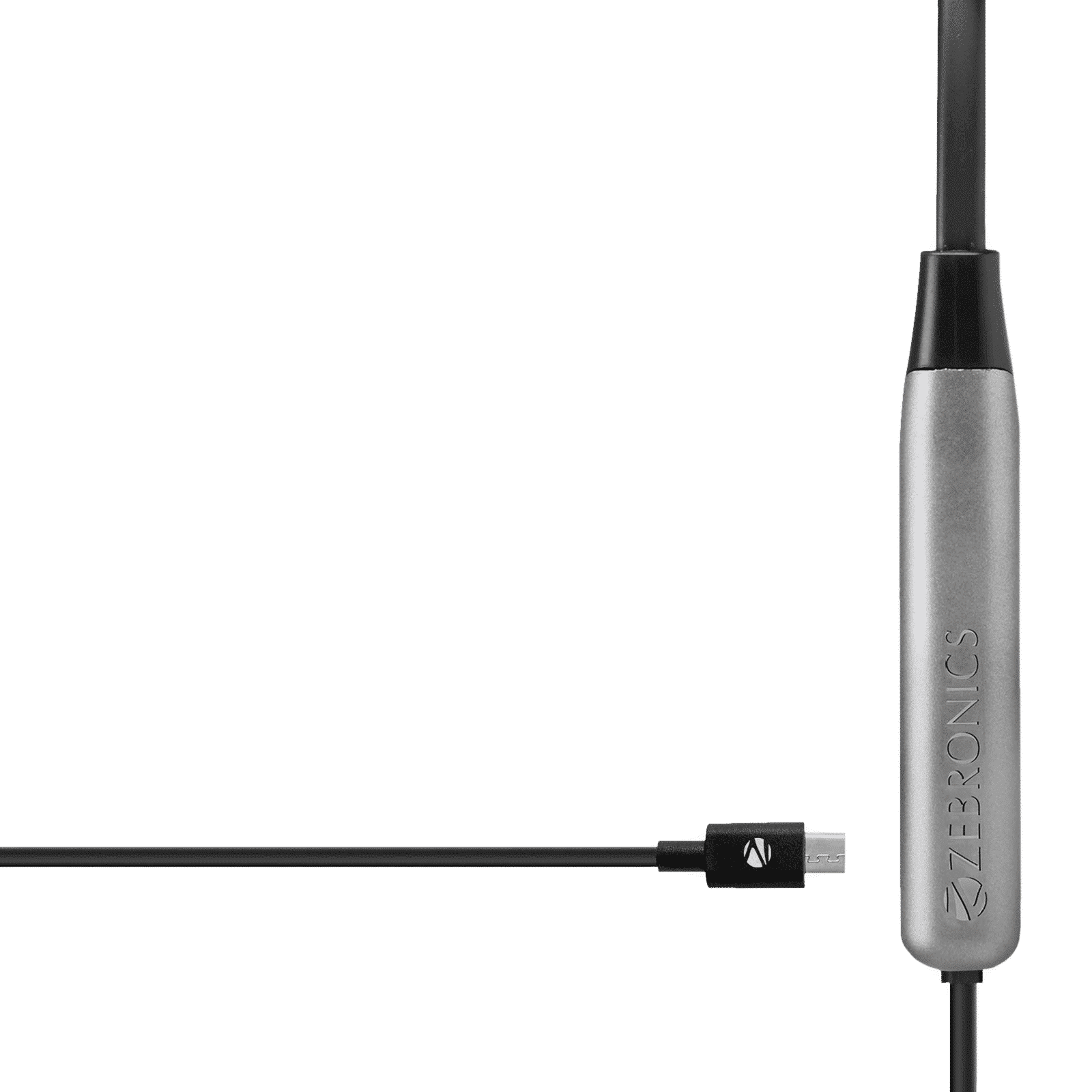 ZEBRONICS Evolve Neckband (17 Hours Playtime, Grey)_3