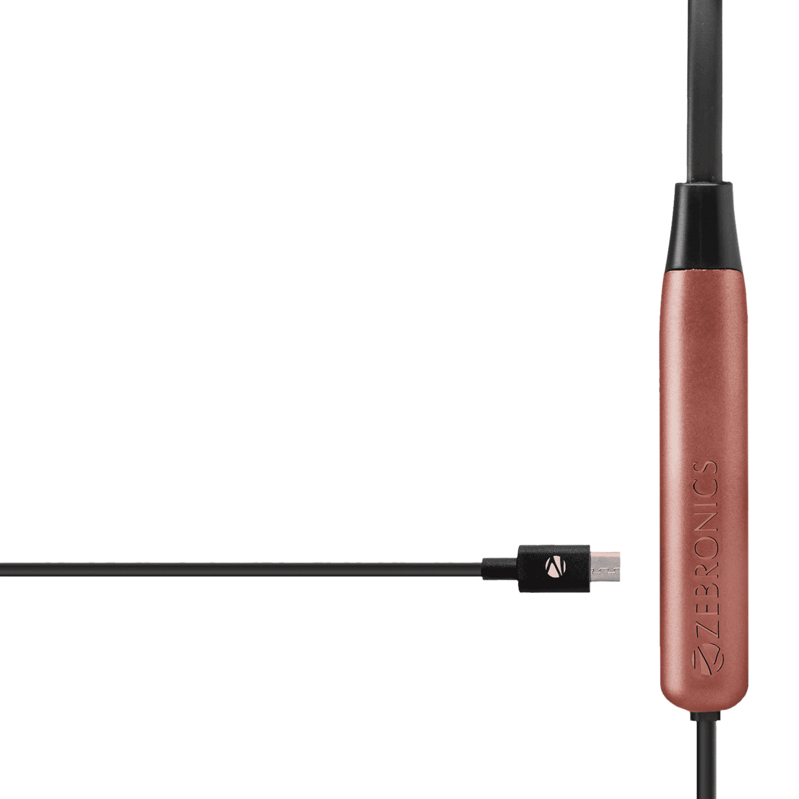 ZEBRONICS Evolve Neckband (17 Hours Playtime, Orange)_3