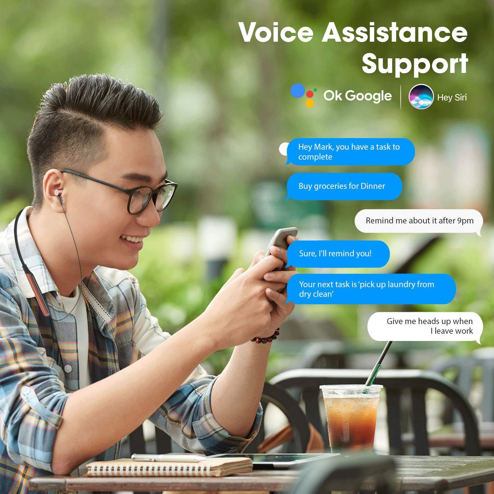 ZEBRONICS Evolve Neckband (17 Hours Playtime, Orange)_4