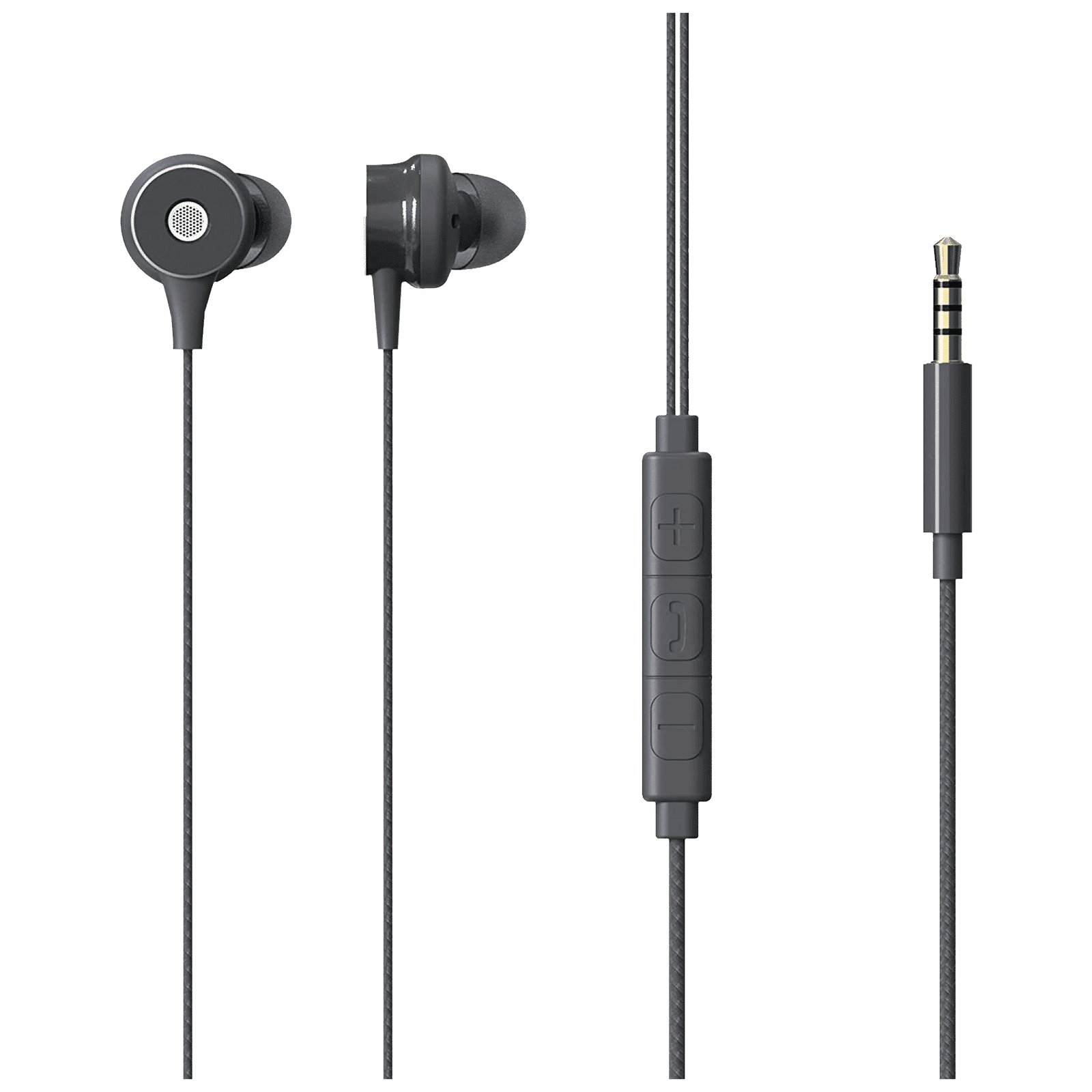 ZEBRONICS Buds 20 Wired Earphone with Mic (In Ear, Black)_1
