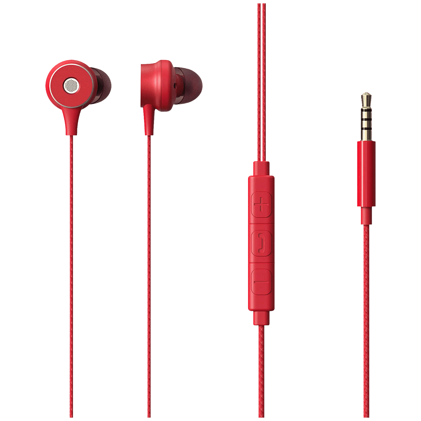 ZEBRONICS Buds 20 Wired Earphone with Mic (In Ear, Red) ZEBRONICS Buds 20 Wired Earphone with Mic (In Ear, Red)_1