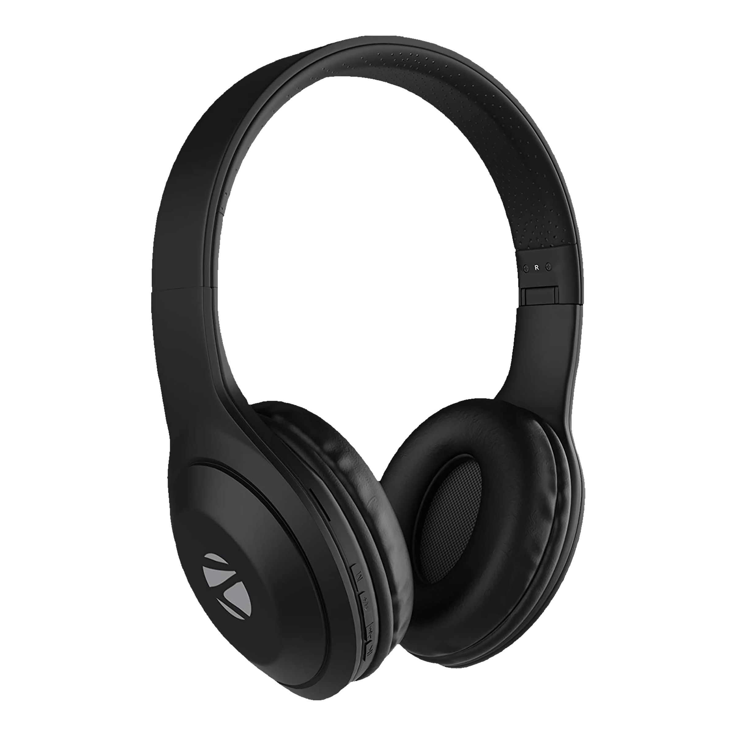 ZEBRONICS Duke 101 Bluetooth Headphone with Mic (12 Hours Playback, Over Ear, Black)_1
