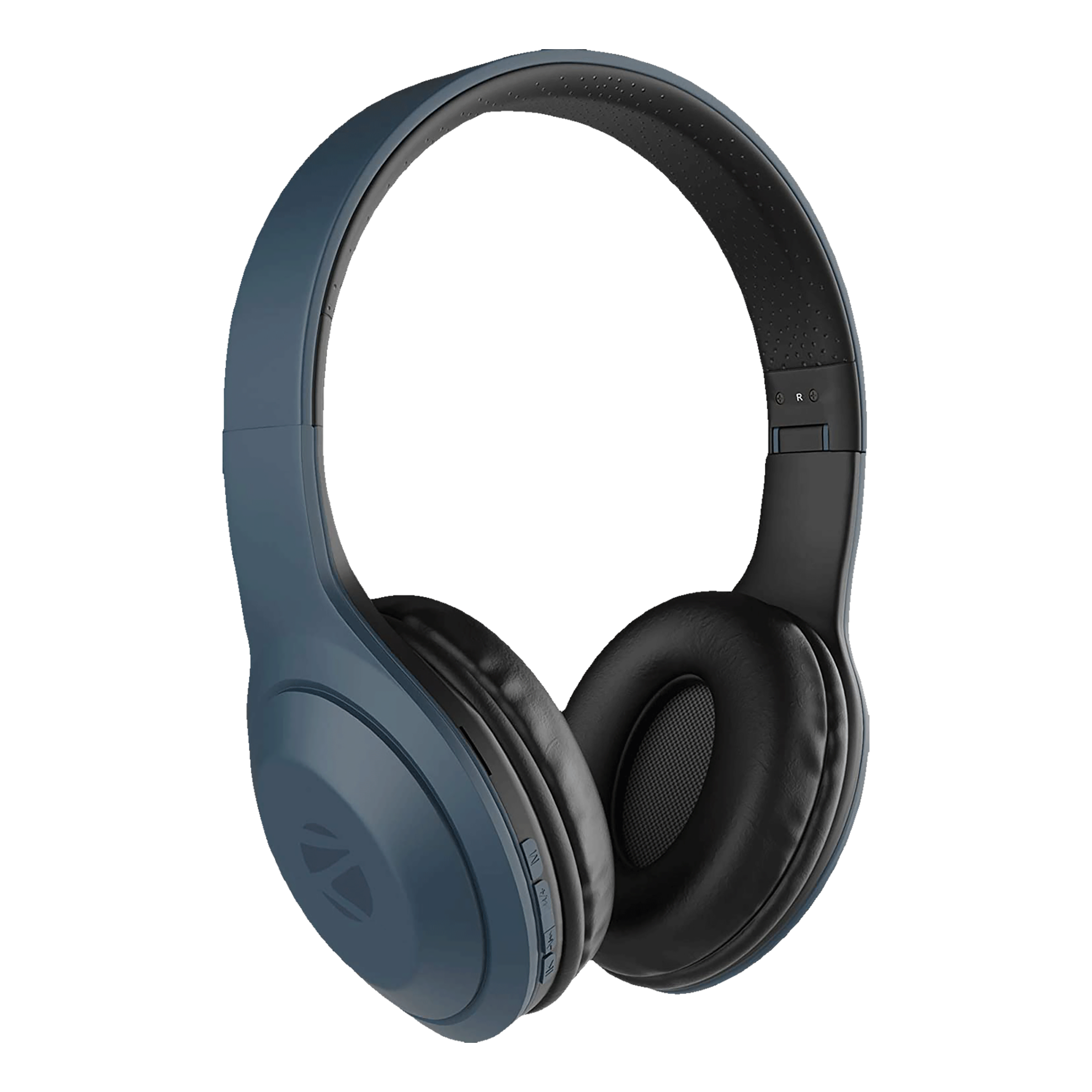 ZEBRONICS Duke 101 Bluetooth Headphone with Mic (12 Hours Playback, Over Ear, Blue)_1