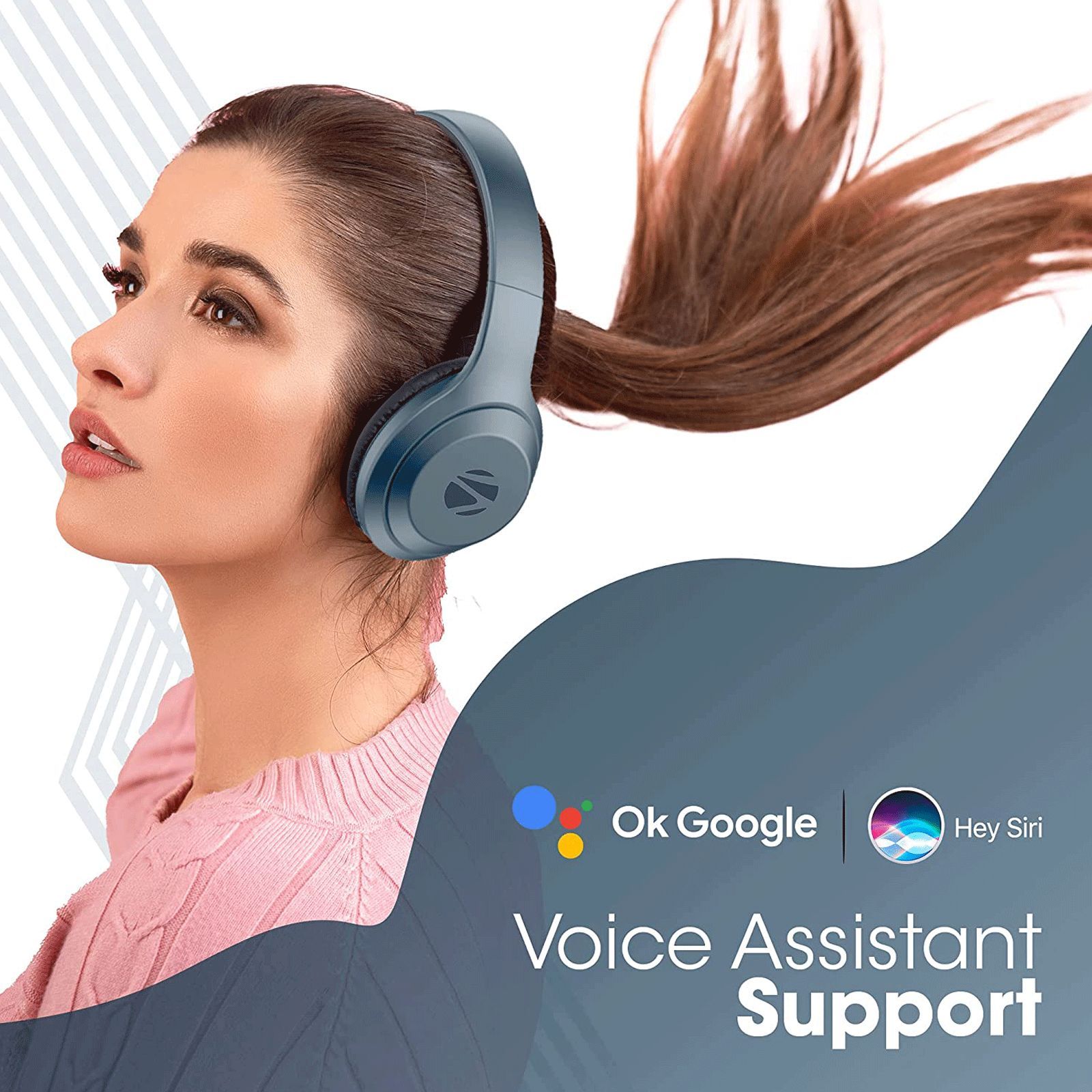 ZEBRONICS Duke 101 Bluetooth Headphone with Mic (12 Hours Playback, Over Ear, Blue)_6