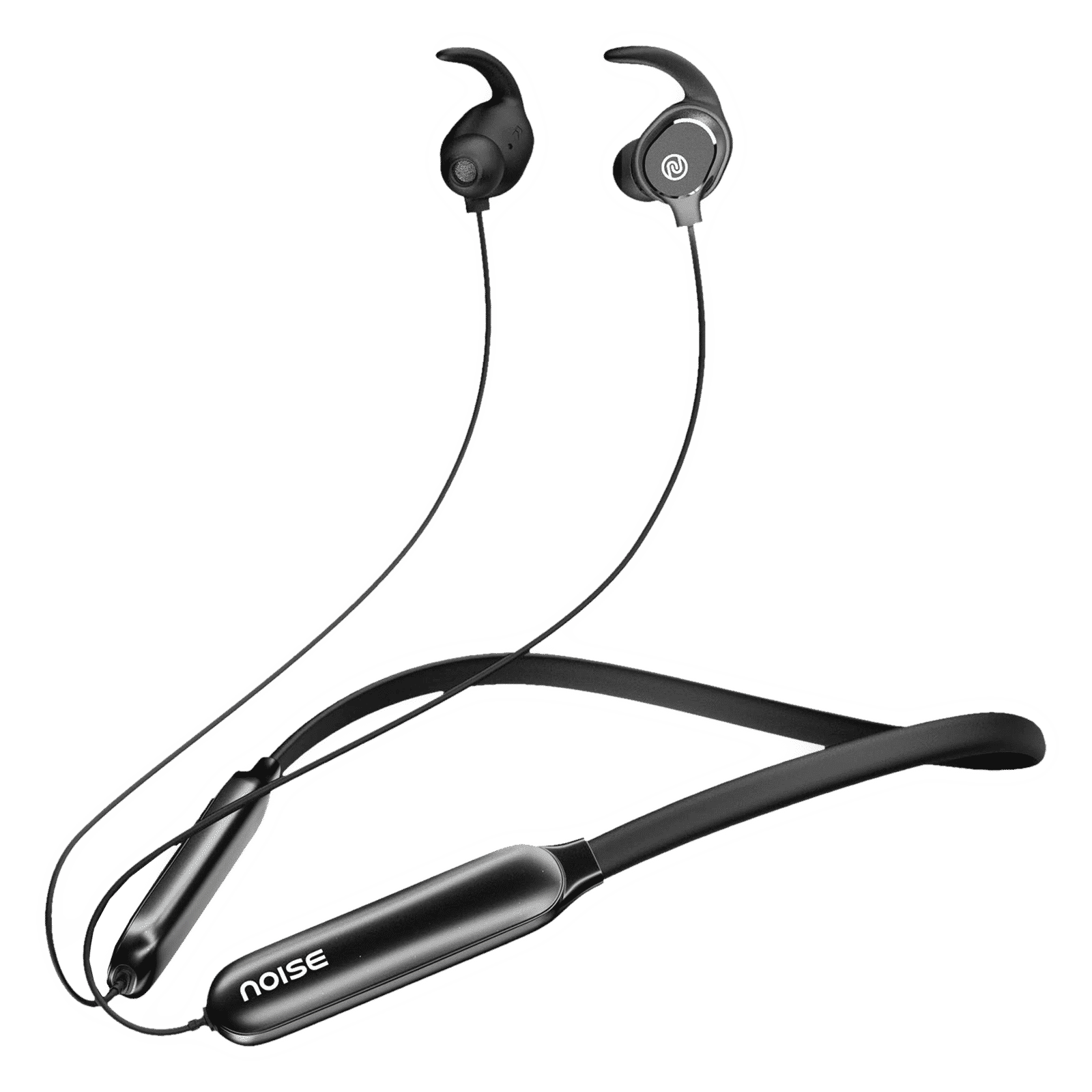 noise Sense Neckband with Noise Isolation (IPX5 Water Resistant, 25 Hours Playtime, Jet Black)_1