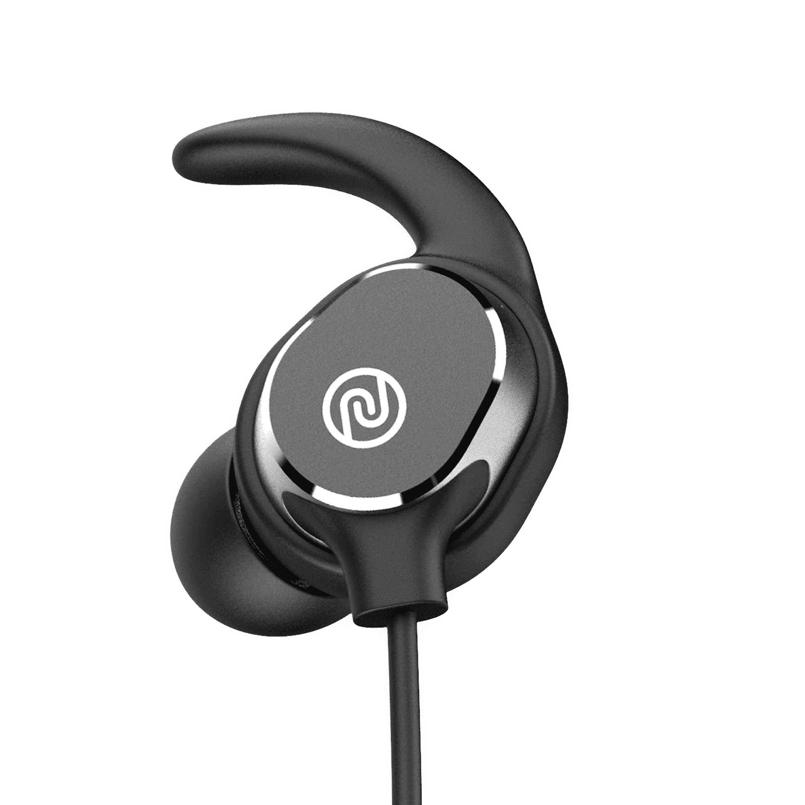 noise Sense Neckband with Noise Isolation (IPX5 Water Resistant, 25 Hours Playtime, Jet Black)_3