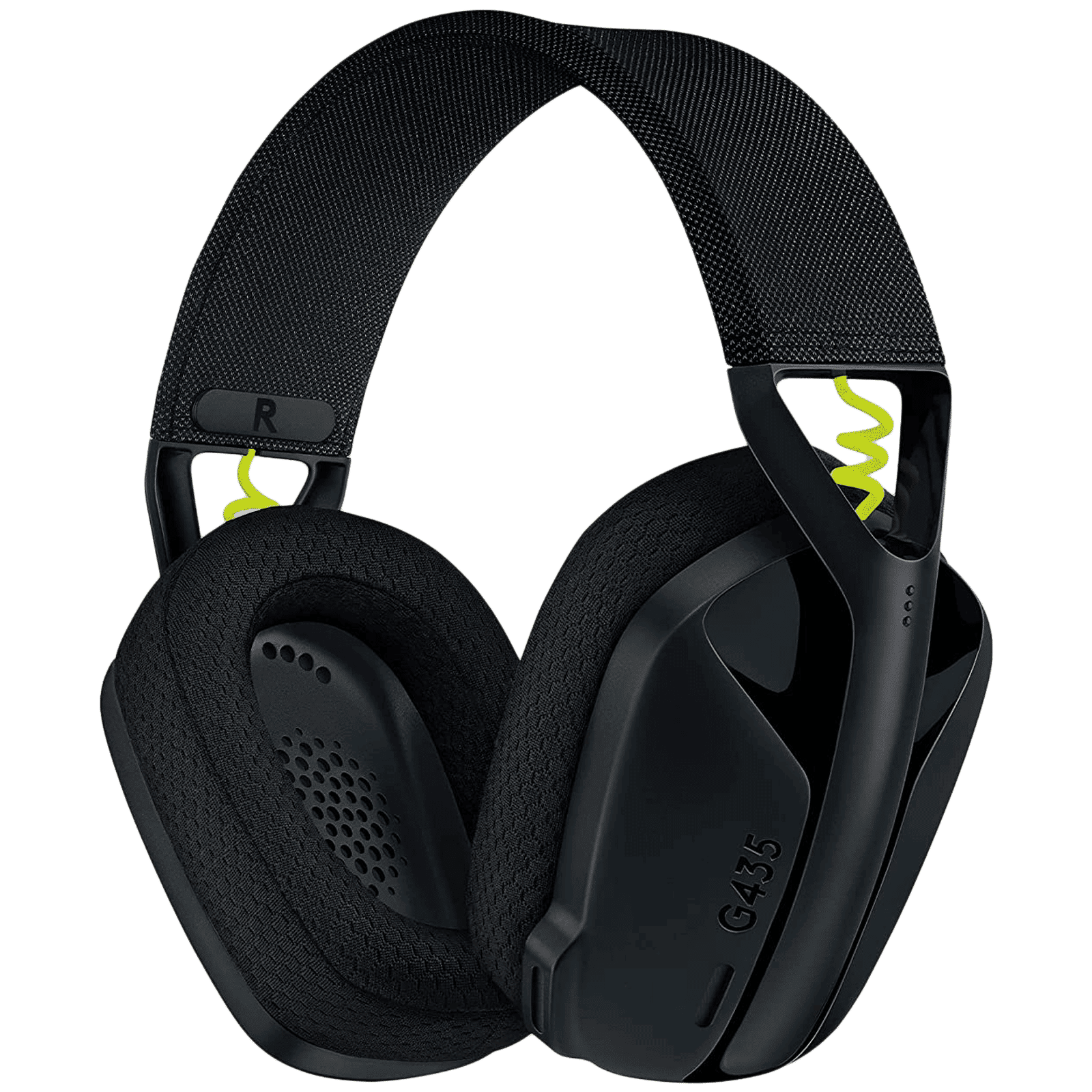 logitech G435 981-001051 Bluetooth Gaming Headphone(18 Hours Playback, Over Ear, Black/Neon Yellow) logitech G435 981-001051 Bluetooth Gaming Headphone(18 Hours Playback, Over Ear, Black/Neon Yellow)_1