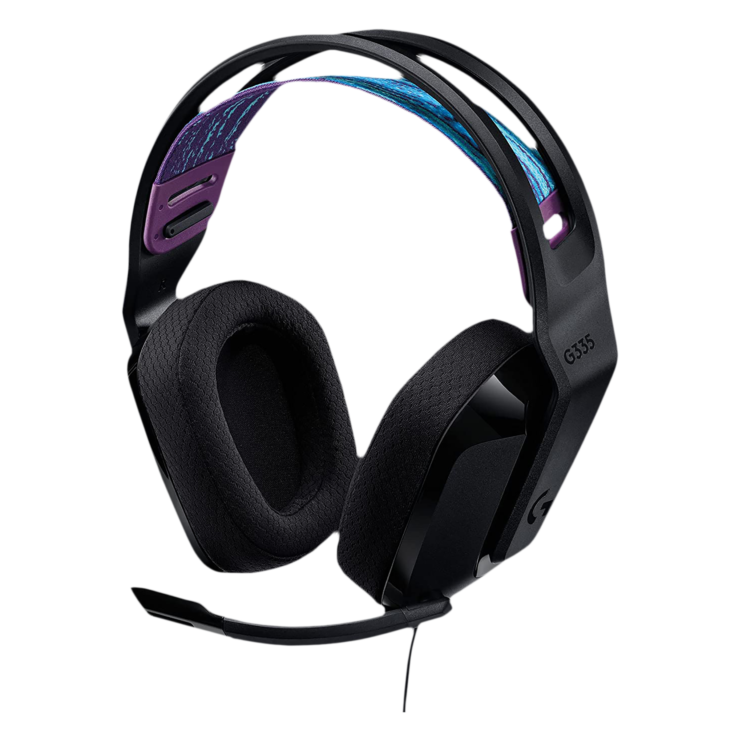 logitech G335 981-000979 Wired Headphone with Mic (Over Ear, Black) logitech G335 981-000979 Wired Headphone with Mic (Over Ear, Black)_1