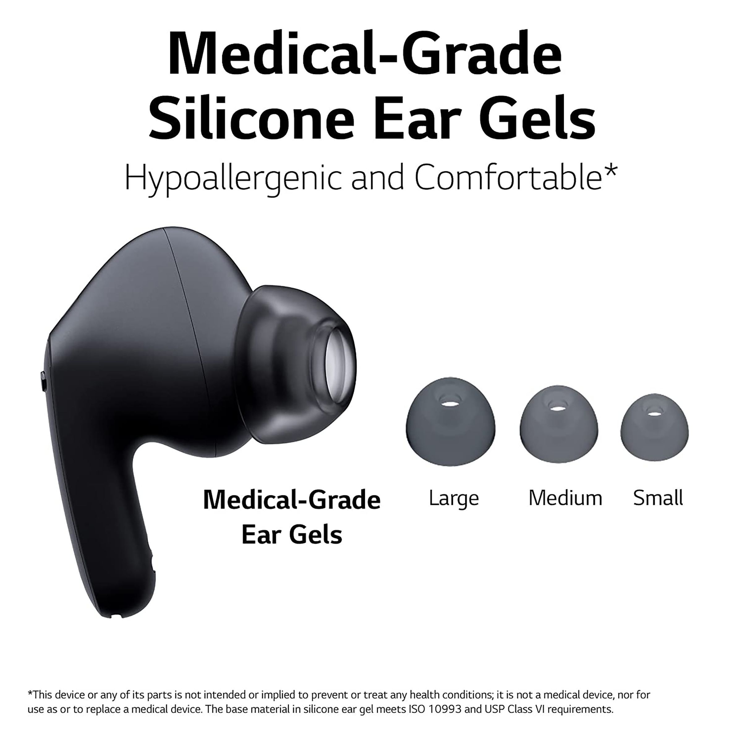 LG Tone Free TONE-FP9.CINDLLK TWS Earbuds with Active Noise Cancellation (IPX4 Sweat & Water Resistant, 15 Hours Playback, Charcoal Black)_13