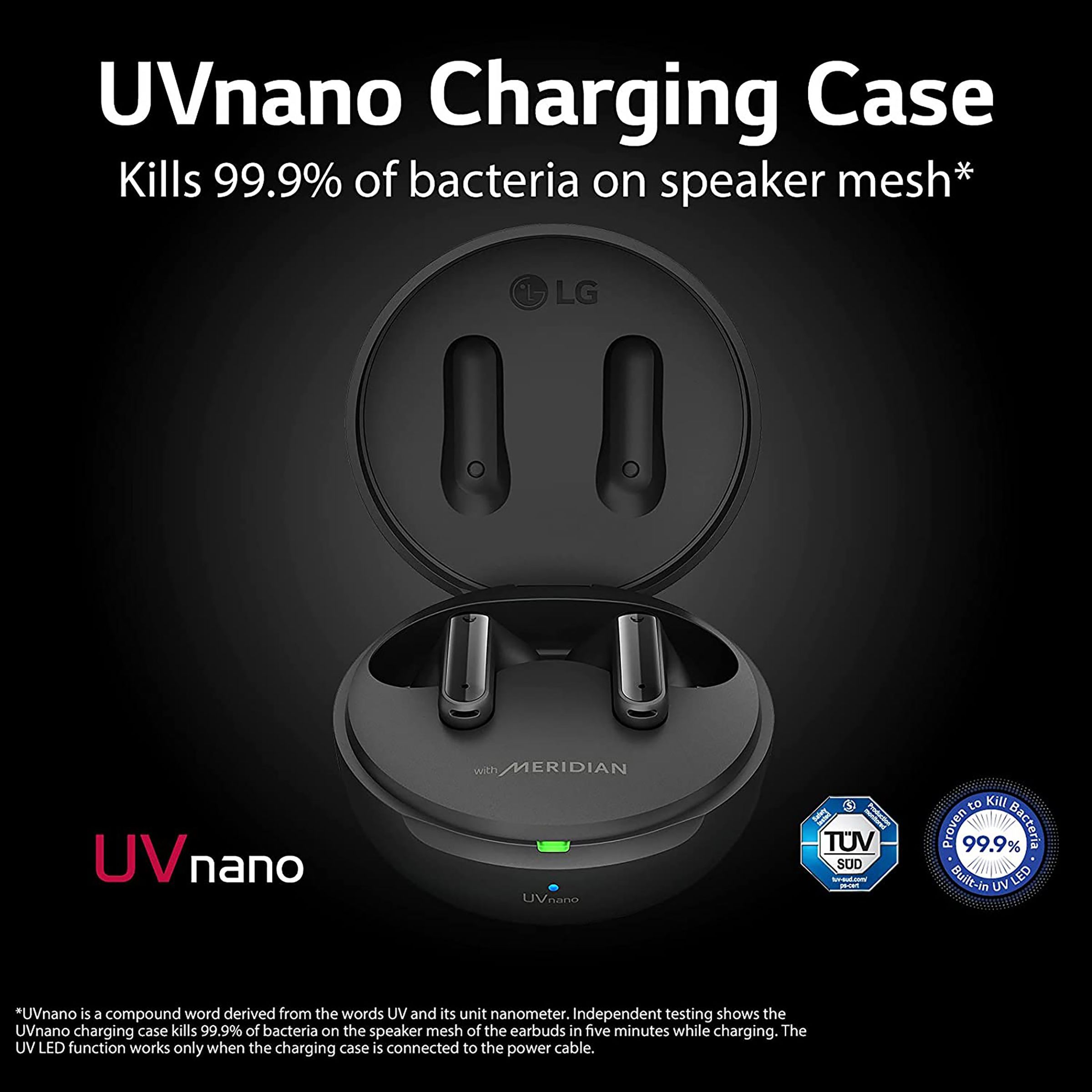 LG Tone Free TONE-FP9.CINDLLK TWS Earbuds with Active Noise Cancellation (IPX4 Sweat & Water Resistant, 15 Hours Playback, Charcoal Black)_17