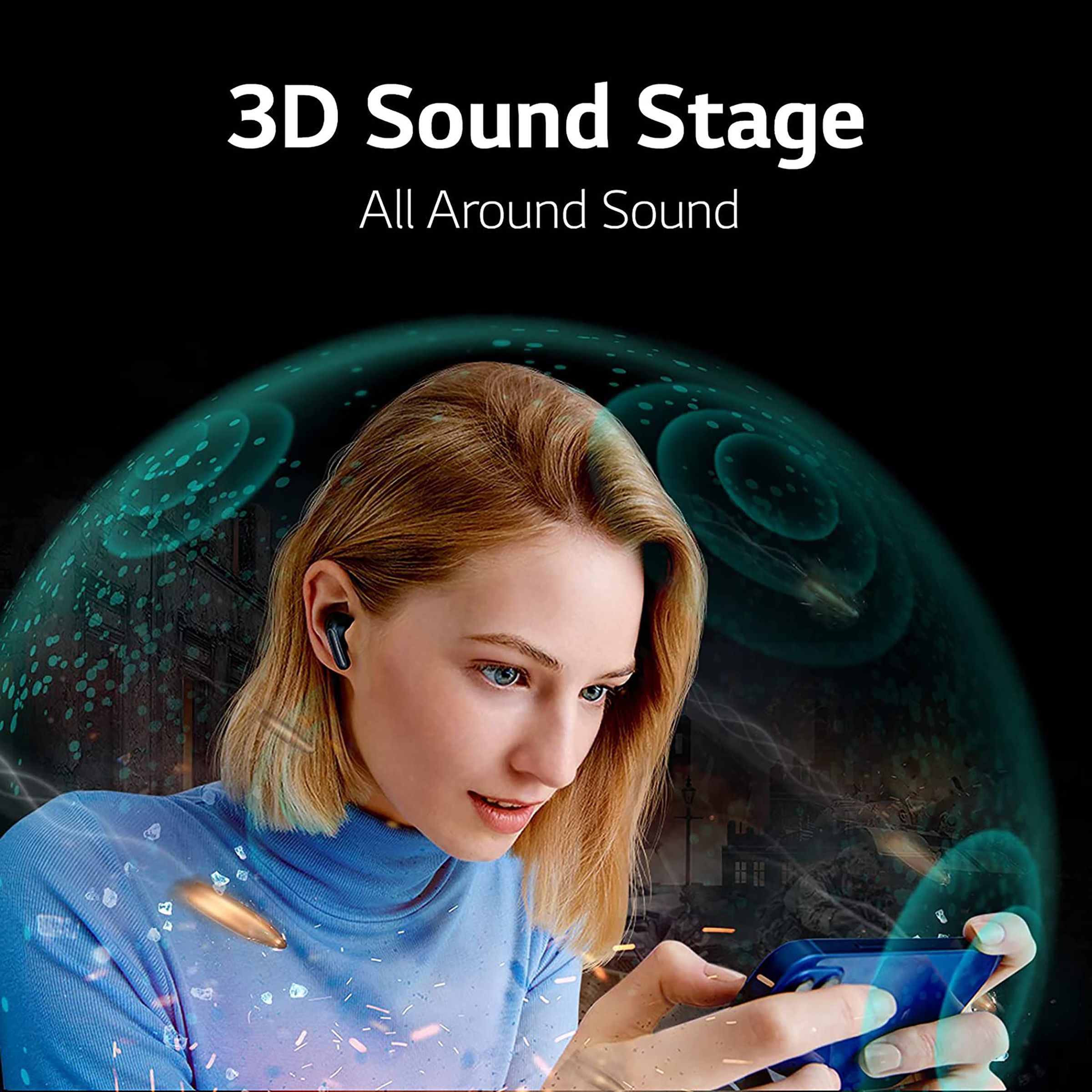 LG Tone Free TONE-FP9.CINDLLK TWS Earbuds with Active Noise Cancellation (IPX4 Sweat & Water Resistant, 15 Hours Playback, Charcoal Black)_6