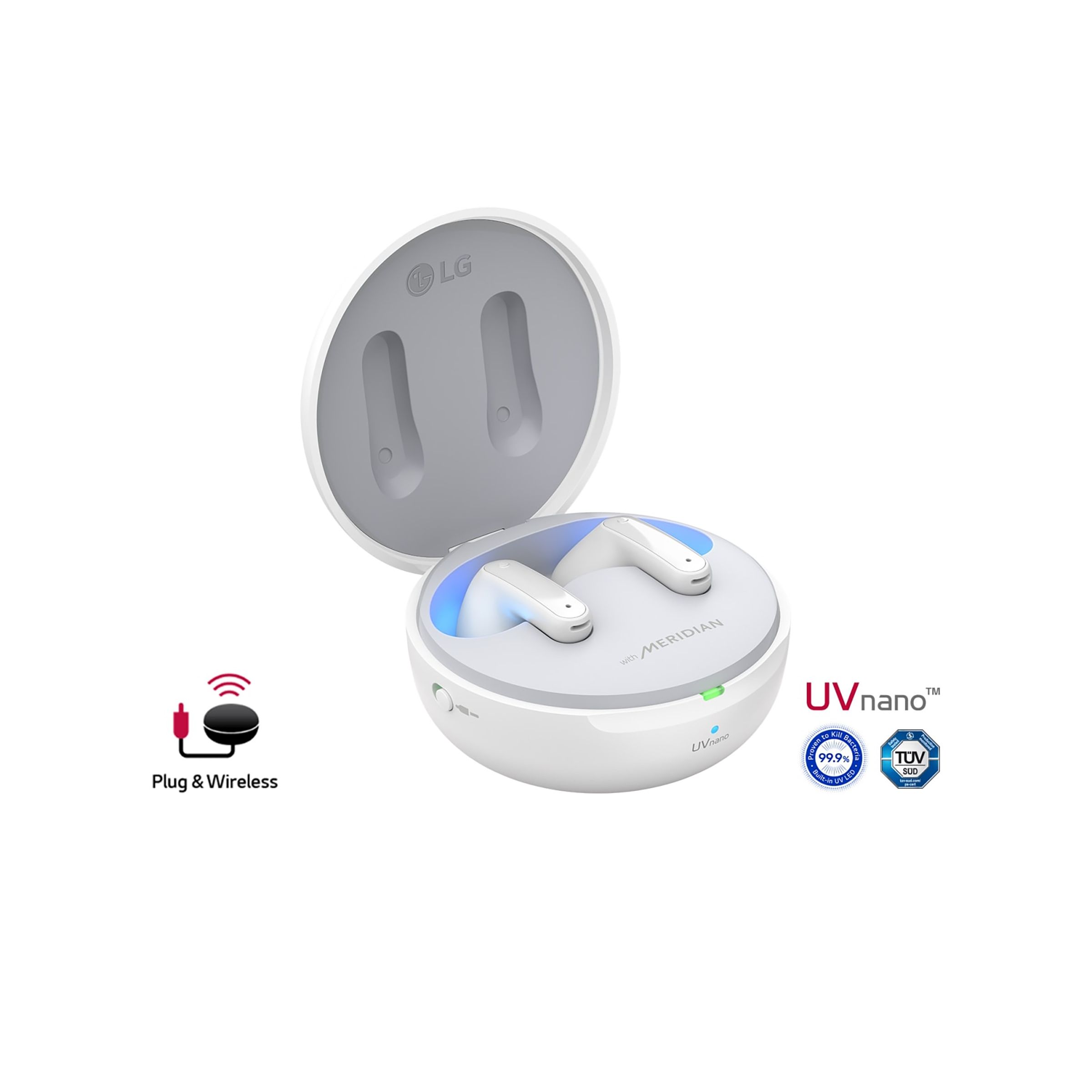 LG Tone Free TONE-FP9W.CINDLLK TWS Earbuds with Active Noise Cancellation (IPX4 Sweat & Water Resistant, 15 Hours Playback, Pearl White)_16