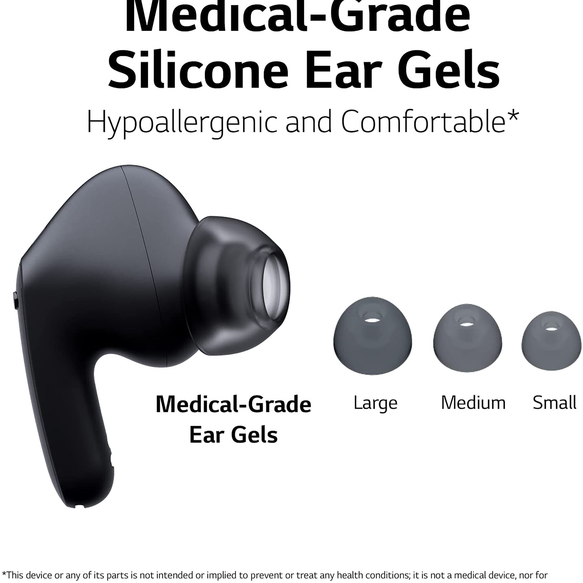 LG Tone Free TONE-FP5.CINDLLK TWS Earbuds with Active Noise Cancellation (IPX4 Sweat & Water Resistant, 22 Hours Playback, Charcoal Black) LG Tone Free TONE-FP5.CINDLLK TWS Earbuds with Active Noise Cancellation (IPX4 Sweat & Water Resistant, 22 Hours Playback, Charcoal Black)_15