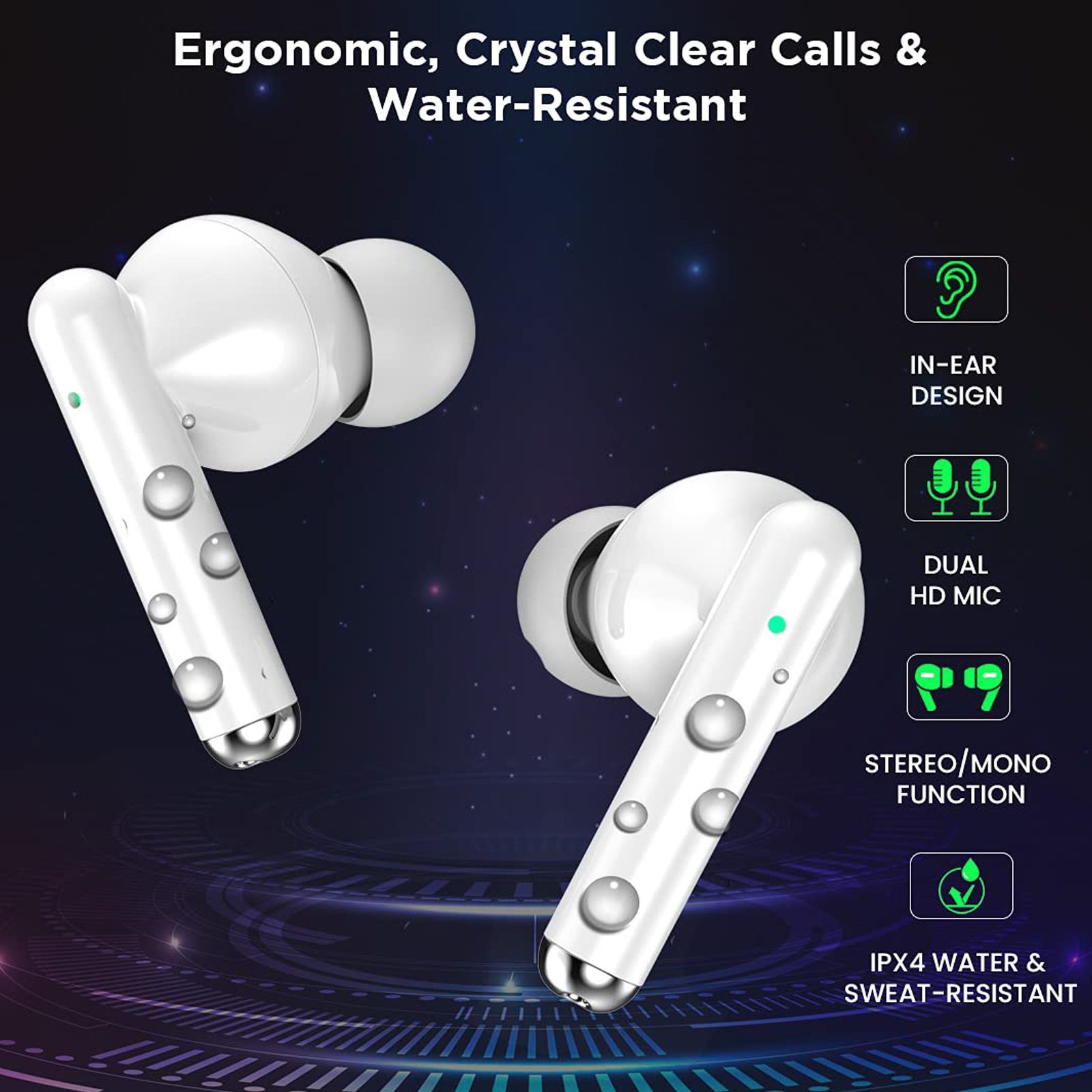 pTron Bassbuds Pixel 140318101 TWS Earbuds with Passive Noise Cancellation (IPX4 Sweat & Water Resistant, 20 Hours Playback, White) pTron Bassbuds Pixel 140318101 TWS Earbuds with Passive Noise Cancellation (IPX4 Sweat & Water Resistant, 20 Hours Playback, White)_6