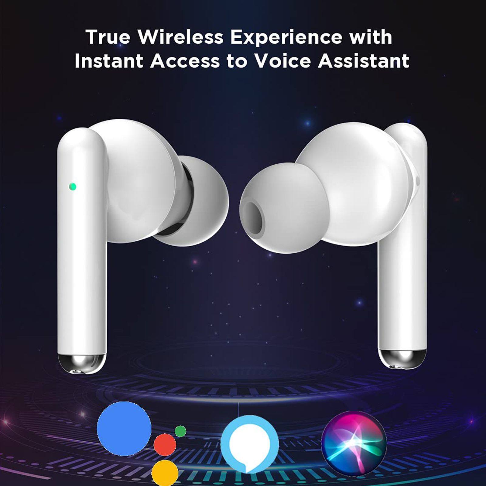 pTron Bassbuds Pixel 140318101 TWS Earbuds with Passive Noise Cancellation (IPX4 Sweat & Water Resistant, 20 Hours Playback, White) pTron Bassbuds Pixel 140318101 TWS Earbuds with Passive Noise Cancellation (IPX4 Sweat & Water Resistant, 20 Hours Playback, White)_4