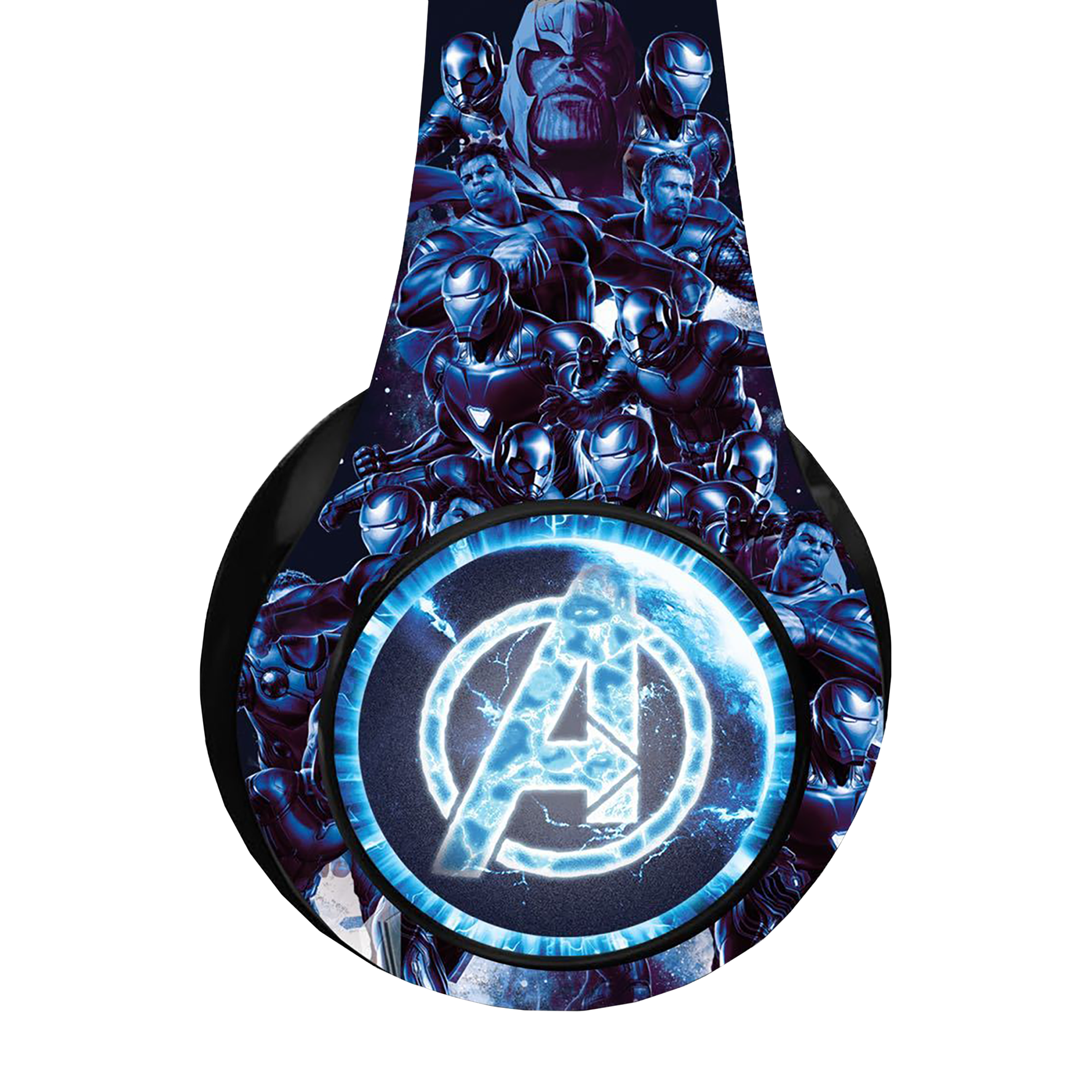 macmerise Avengers Endgame Hurricane Decibel SODCIBLMM4438 Bluetooth Headphone with Mic (Built In FM Radio, On Ear, Multicolor)_4