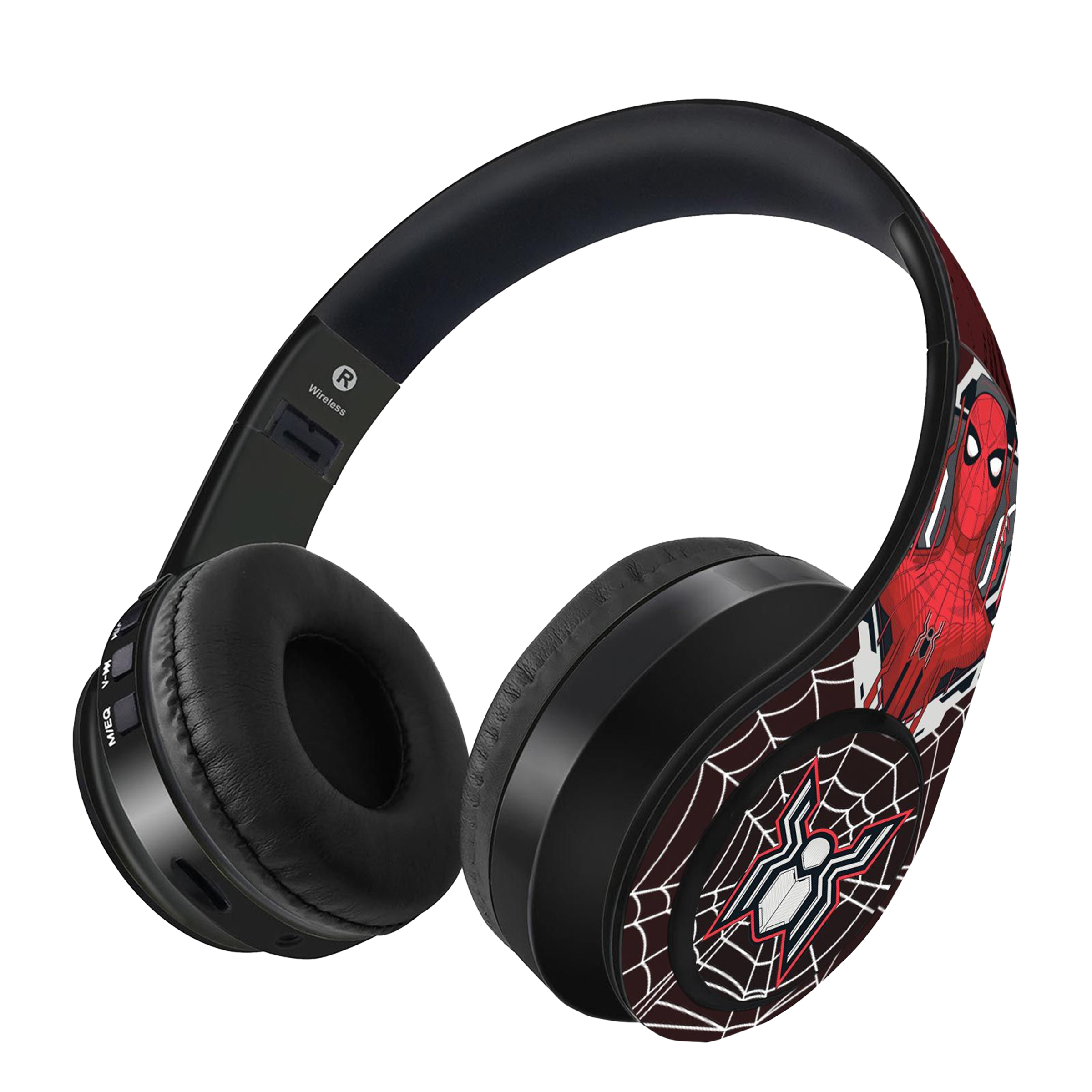 macmerise Spidey Webstrike Decibel SODCIBLMM4680 Bluetooth Headphone with Mic (Built In FM Radio, On Ear, Multicolor) macmerise Spidey Webstrike Decibel SODCIBLMM4680 Bluetooth Headphone with Mic (Built In FM Radio, On Ear, Multicolor)_1