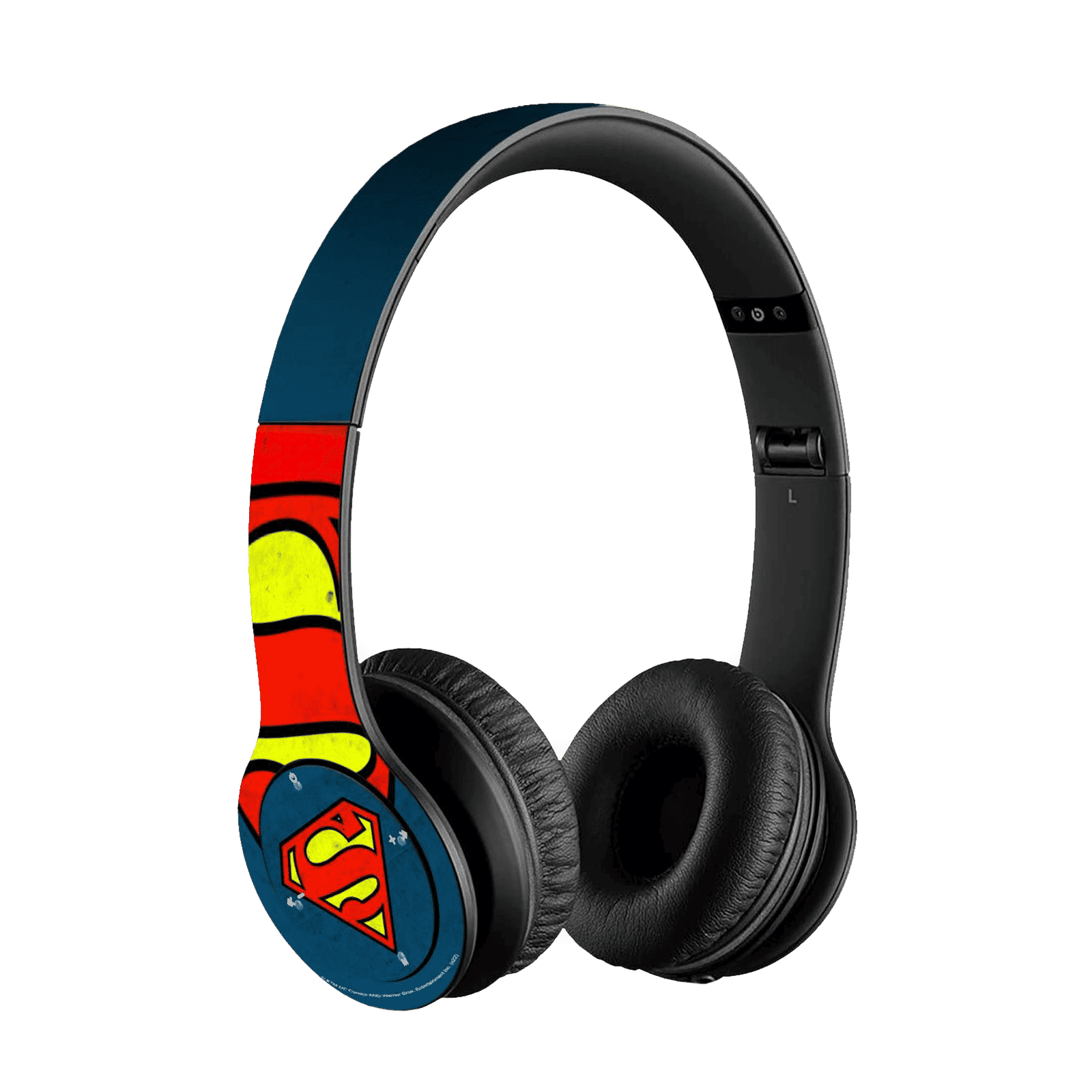 macmerise Overload Superman - Decibel SODCIBLDC4250 Bluetooth Headphone with Mic (Passive Noise Cancellation, On Ear, Multicolor)_3