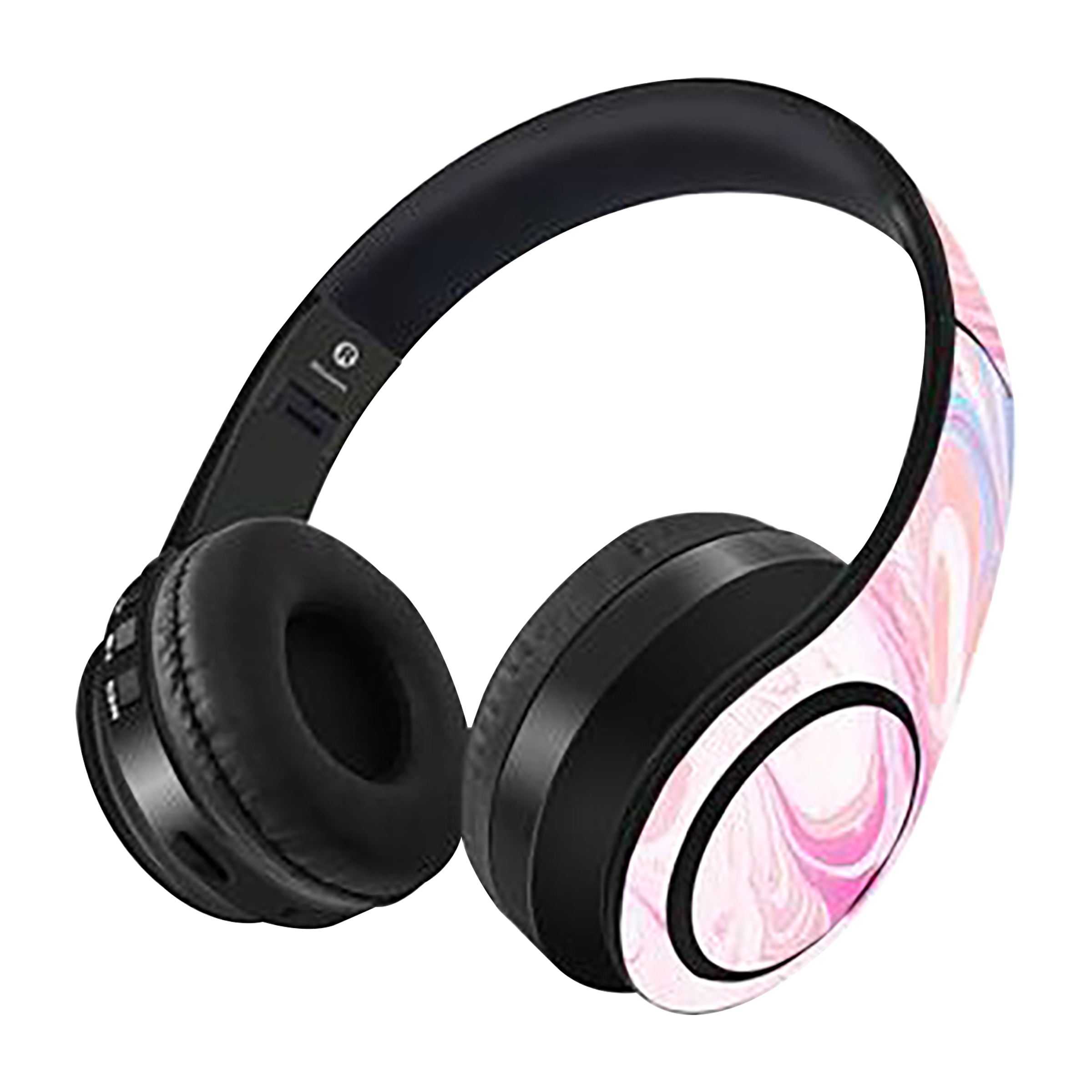 macmerise Marble Petal Pink - Decibel SODCIBLSM2454 Bluetooth Headphone with Mic (Passive Noise Cancellation, On Ear, Multicolor)_1