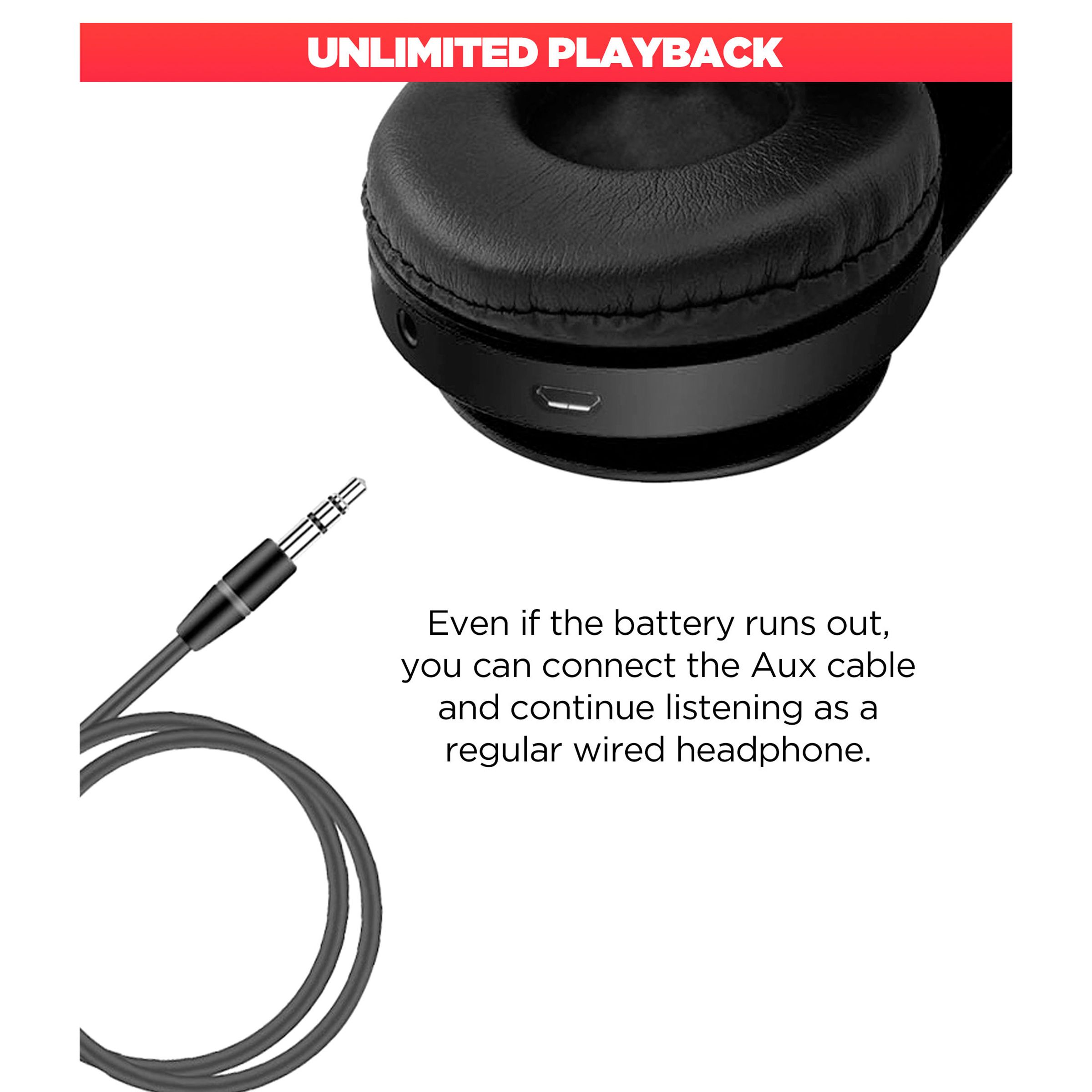 macmerise Endgame Logo Decibel SODCIBLMM4482 Bluetooth Headphone with Mic (Built In FM Radio, On Ear, Multicolor)_6