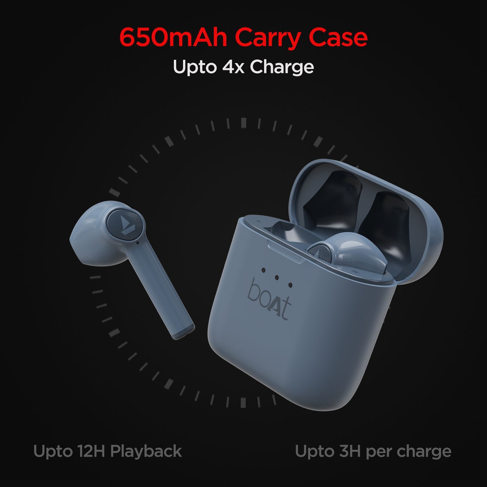 boAt Airdopes 131 TWS Earbuds (12 Hours Playtime, Steel Blue) boAt Airdopes 131 TWS Earbuds (12 Hours Playtime, Steel Blue)_5