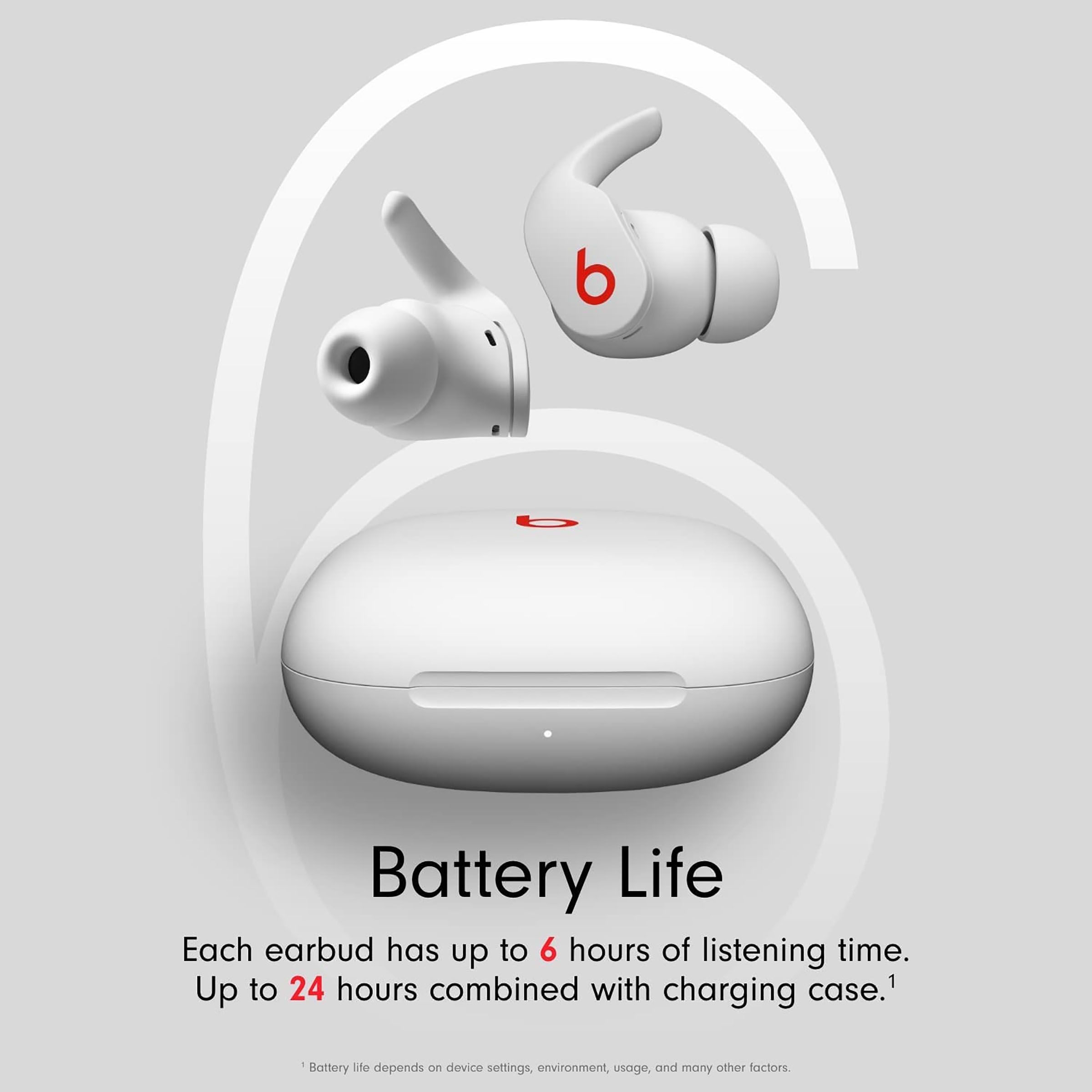 beats Fit Pro MK2G3ZM/A TWS Earbuds with Active Noise Cancellation (Sweat & Water Resistant, 24 Hours Playtime, Beats White)_8