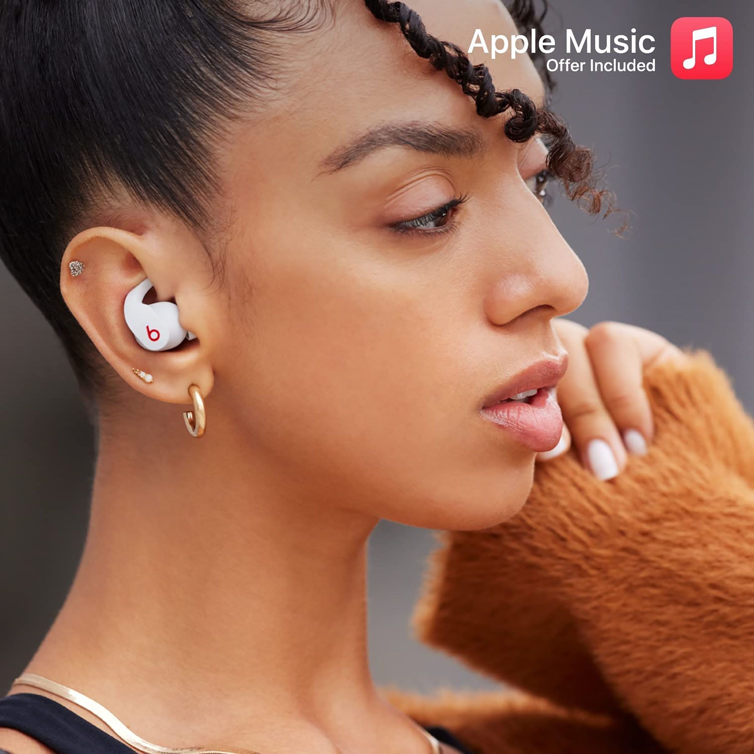 beats Fit Pro MK2G3ZM/A TWS Earbuds with Active Noise Cancellation (Sweat & Water Resistant, 24 Hours Playtime, Beats White)_4