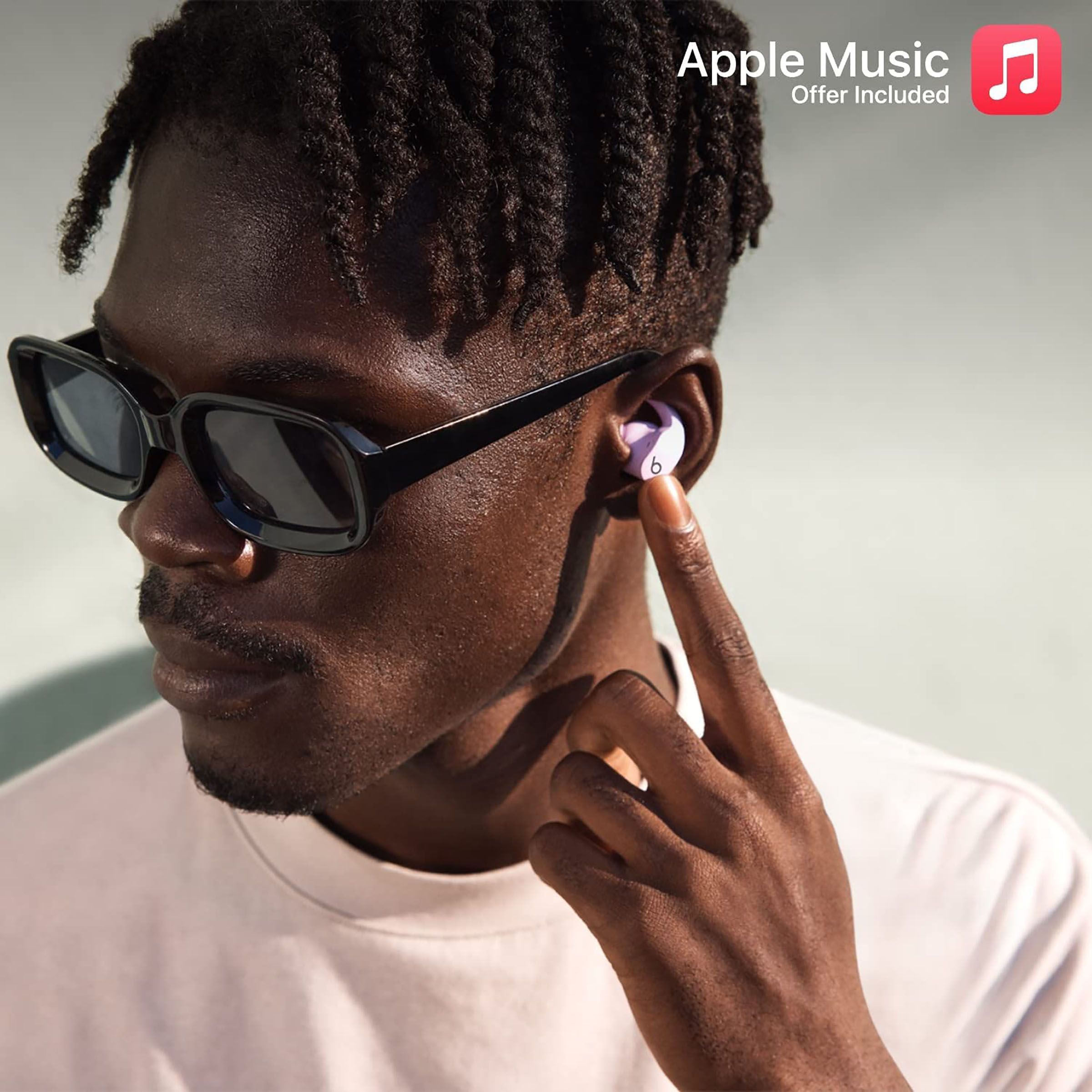 beats Fit Pro MK2H3ZM/A TWS Earbuds with Active Noise Cancellation (Sweat & Water Resistant, 24 Hours Playtime, Stone Purple)_4