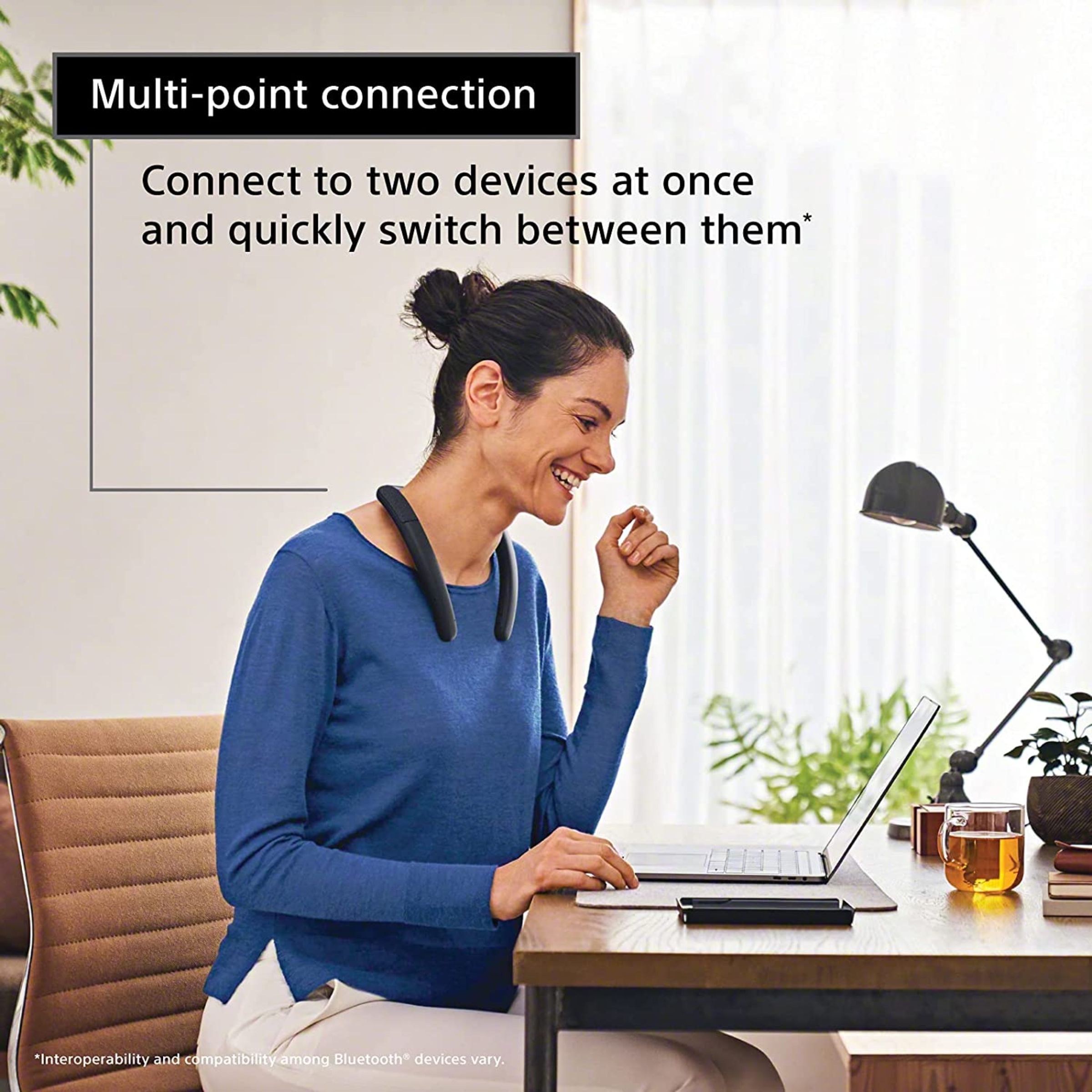 SONY SRS-NB10/BC IN Bone Conduction Bluetooth Headset (IPX4 Splashproof, 20 Hours Playtime, Charcoal Grey)_4