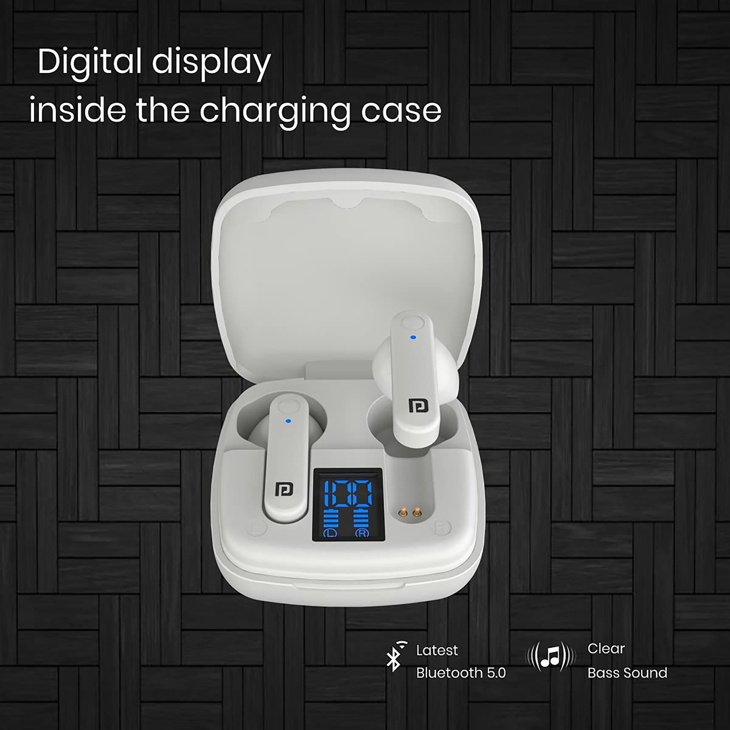 PORTRONICS Harmonics Twins S2 POR 1323 TWS Earbuds (20 Hours Playback, White) PORTRONICS Harmonics Twins S2 POR 1323 TWS Earbuds (20 Hours Playback, White)_14