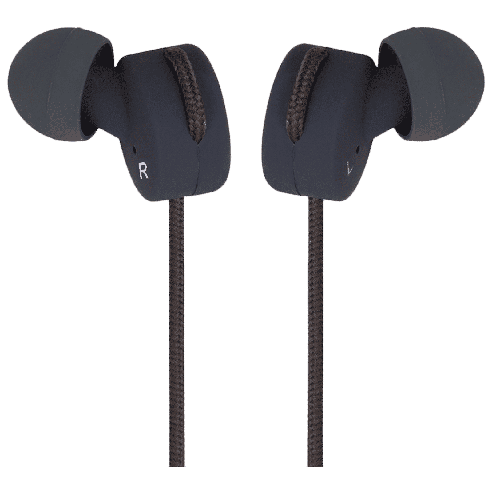 BOOMPODS Retrobuds Wired Earphone with Mic (In Ear, Grey)_3