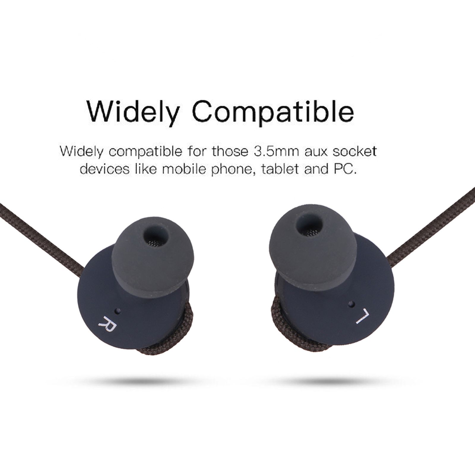 BOOMPODS Retrobuds Wired Earphone with Mic (In Ear, Grey)_7