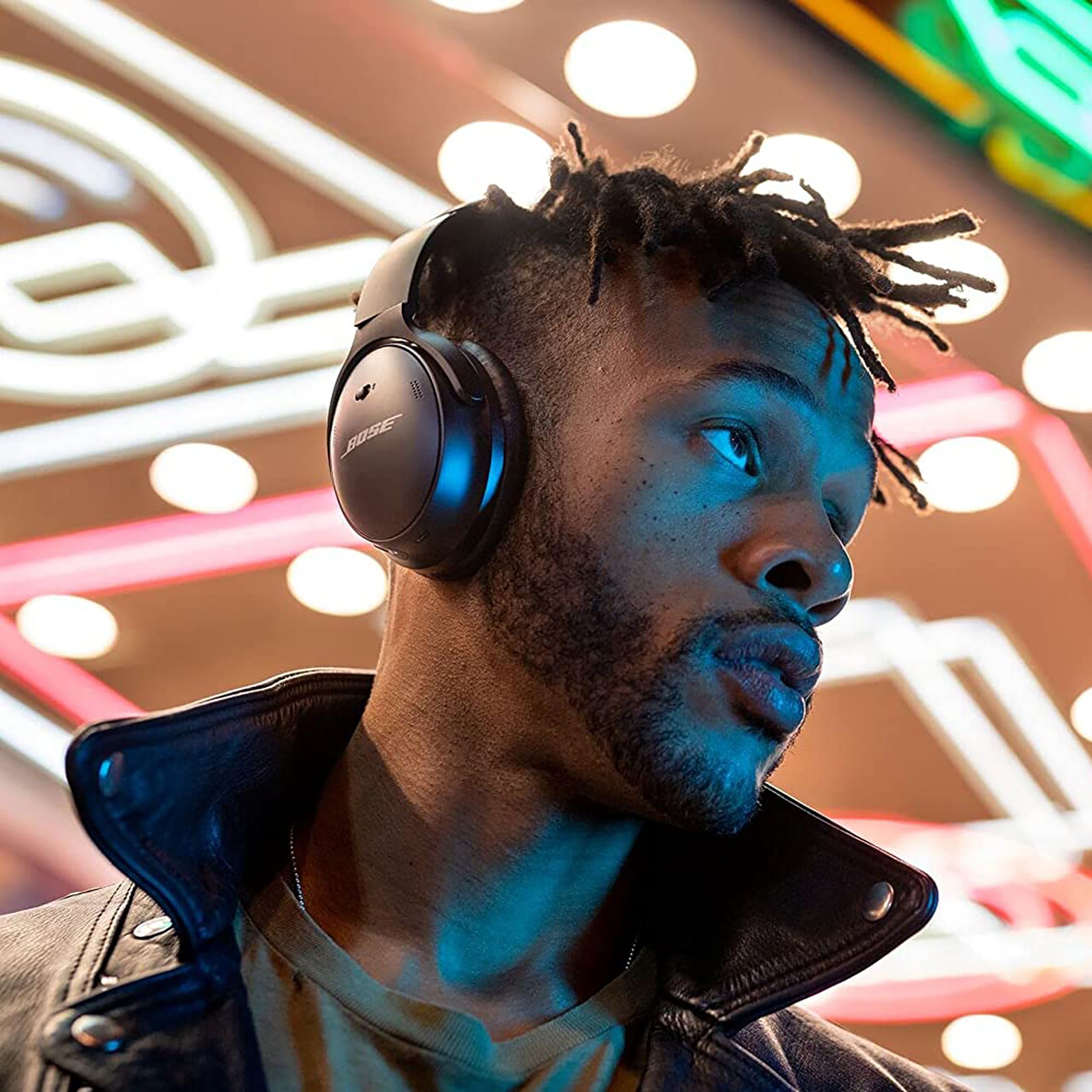 BOSE QuietComfort 45 866724-0100 Bluetooth Headphone with Mic (24 Hours Playtime, Over Ear, Black)_7