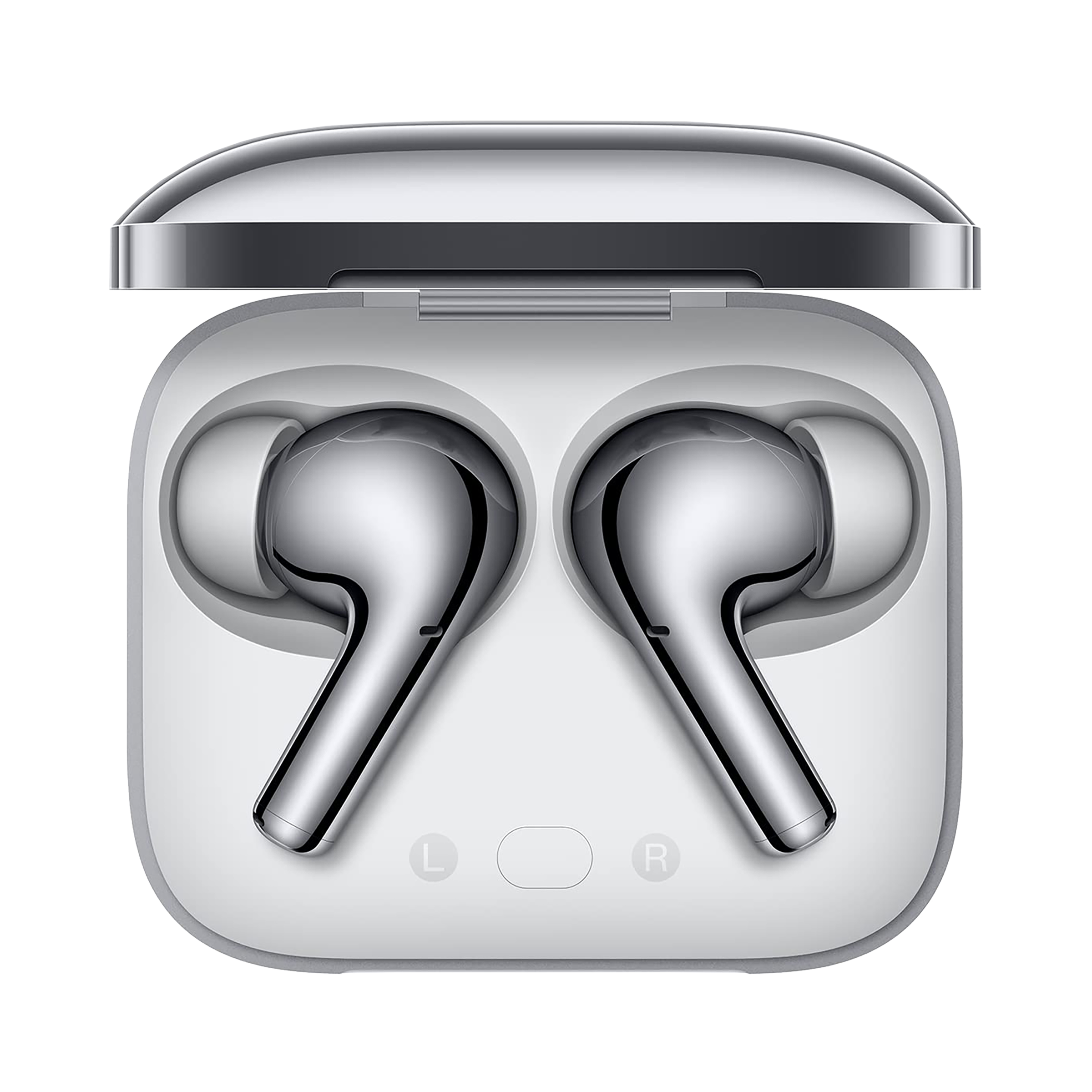 OnePlus Buds Pro E503A - 5481103626 TWS Earbuds with Smart Adaptive Noise Cancellation (IP55 Water & Sweat Resistant, 38 Hours Playback, Radiant Silver)_1