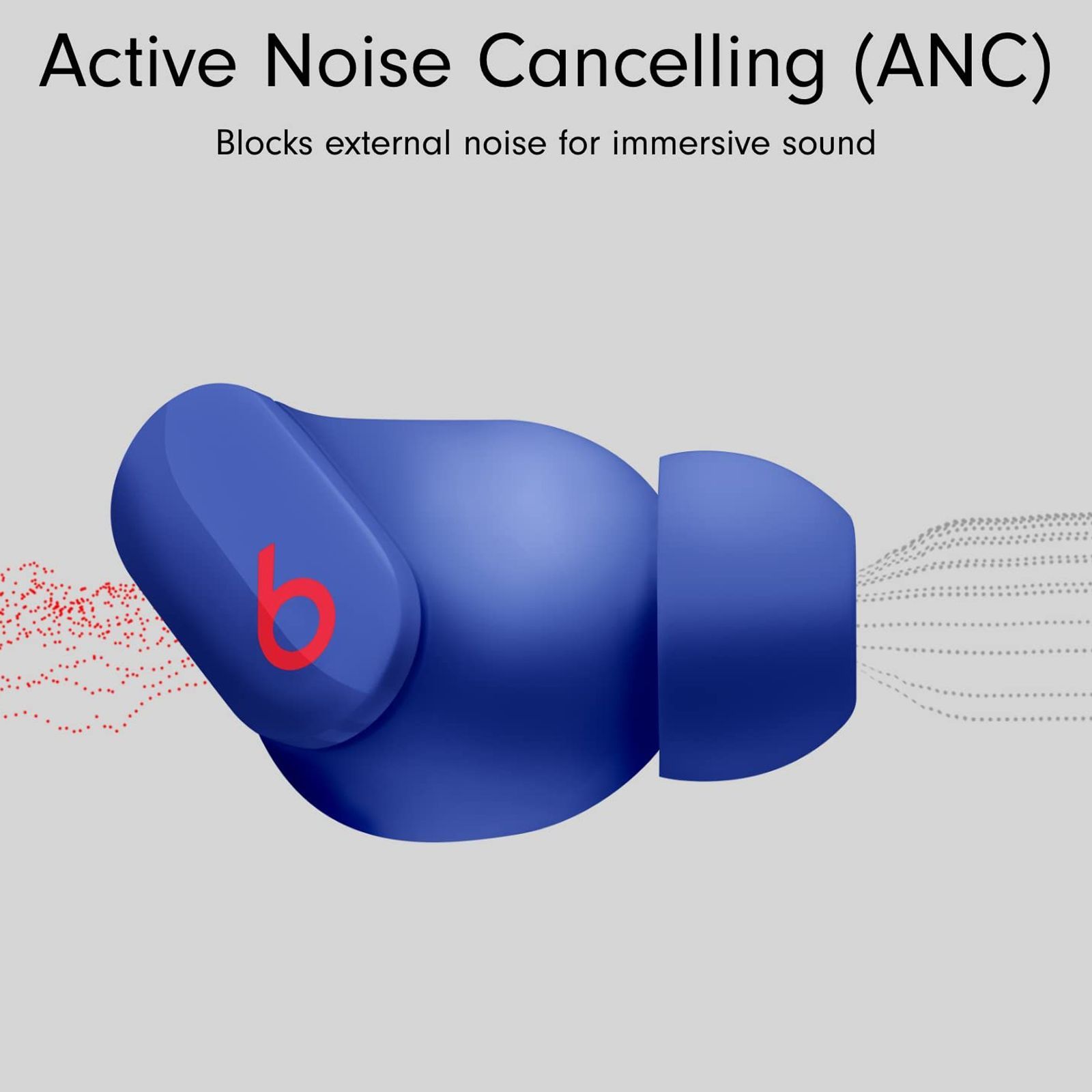 beats Studio Buds MMT73ZM/A TWS Earbuds with Active Noise Cancellation (Sweat & Water Resistant, 24 Hours Playtime, Ocean Blue)_6