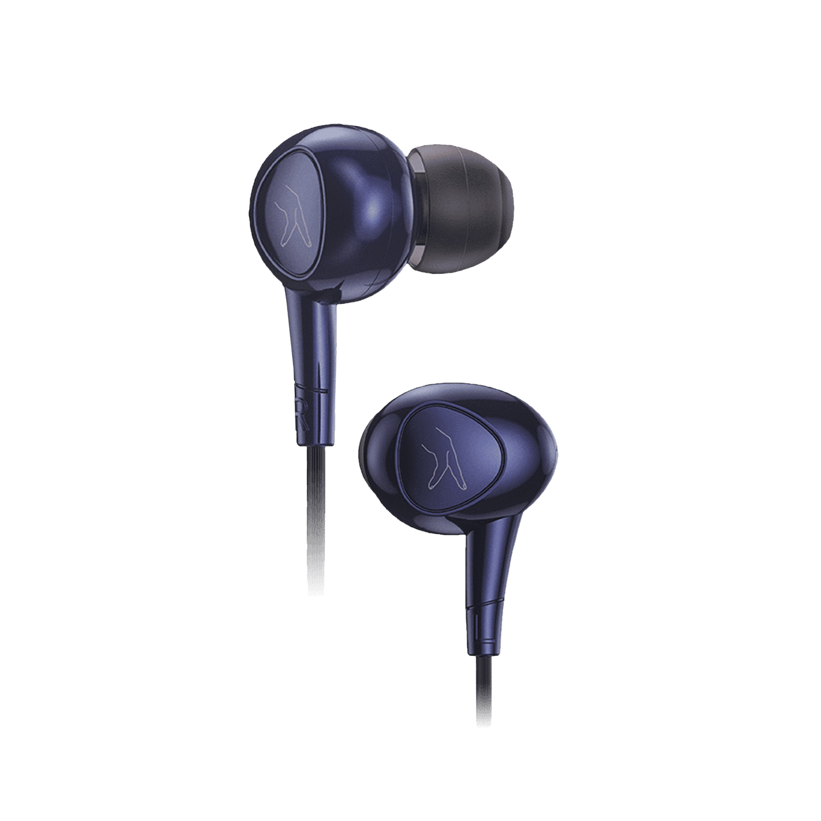 fingers UpTune Wired Earphone with Mic (In Ear, Royale Blue)_4